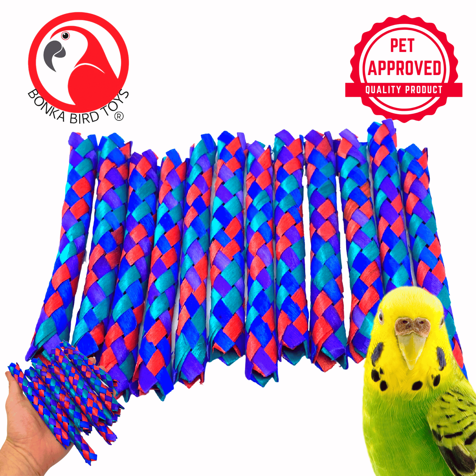 1200 12Pk Colorful Chinese Finger Traps