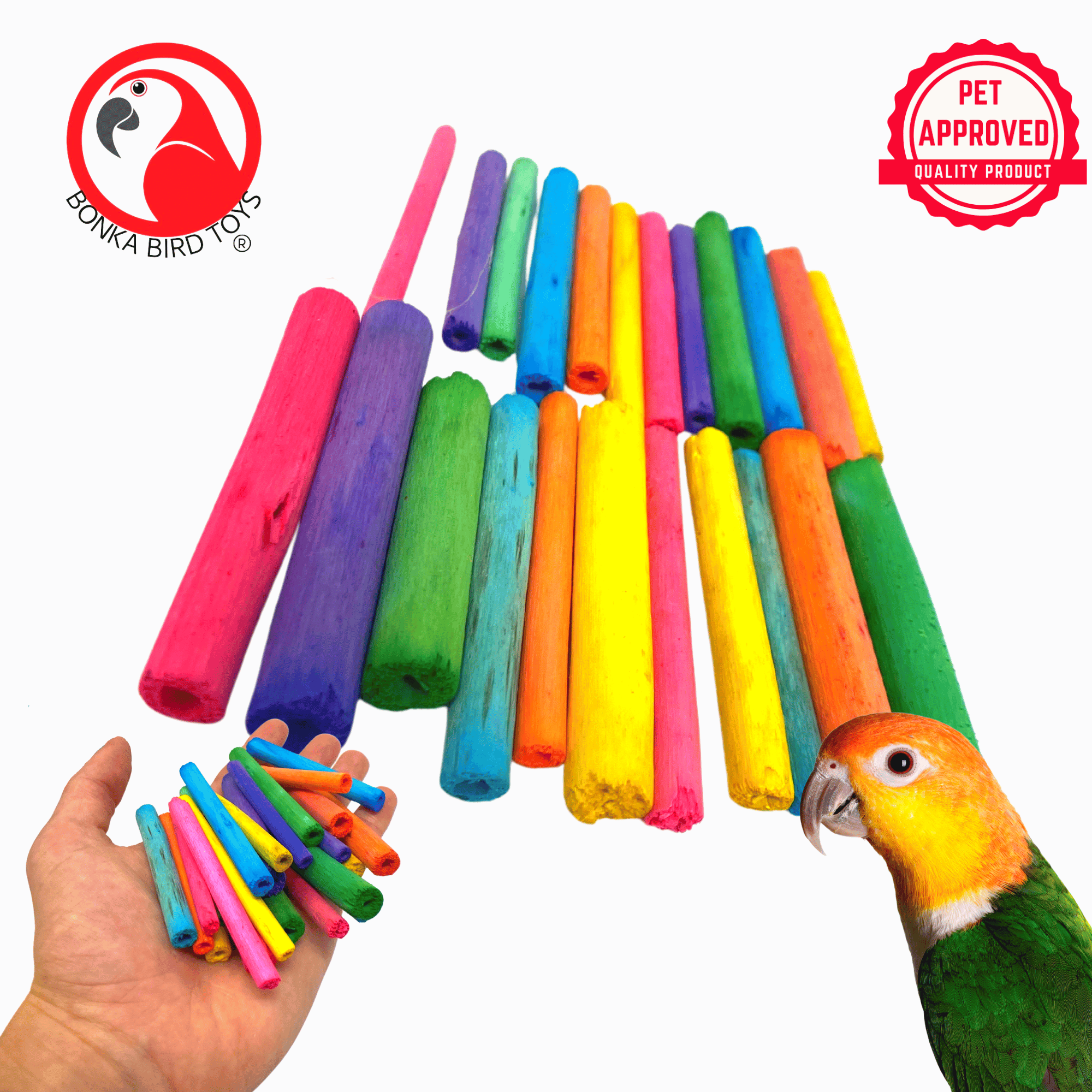 2944 PK24 2" Colored Jute Sticks