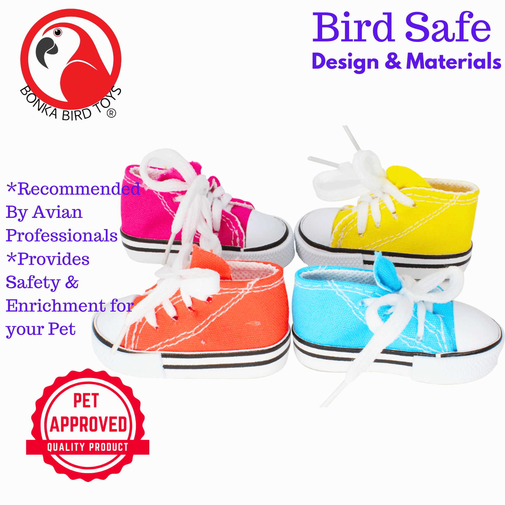 1216 Pack 6 Mini Sneaker Foot Toys