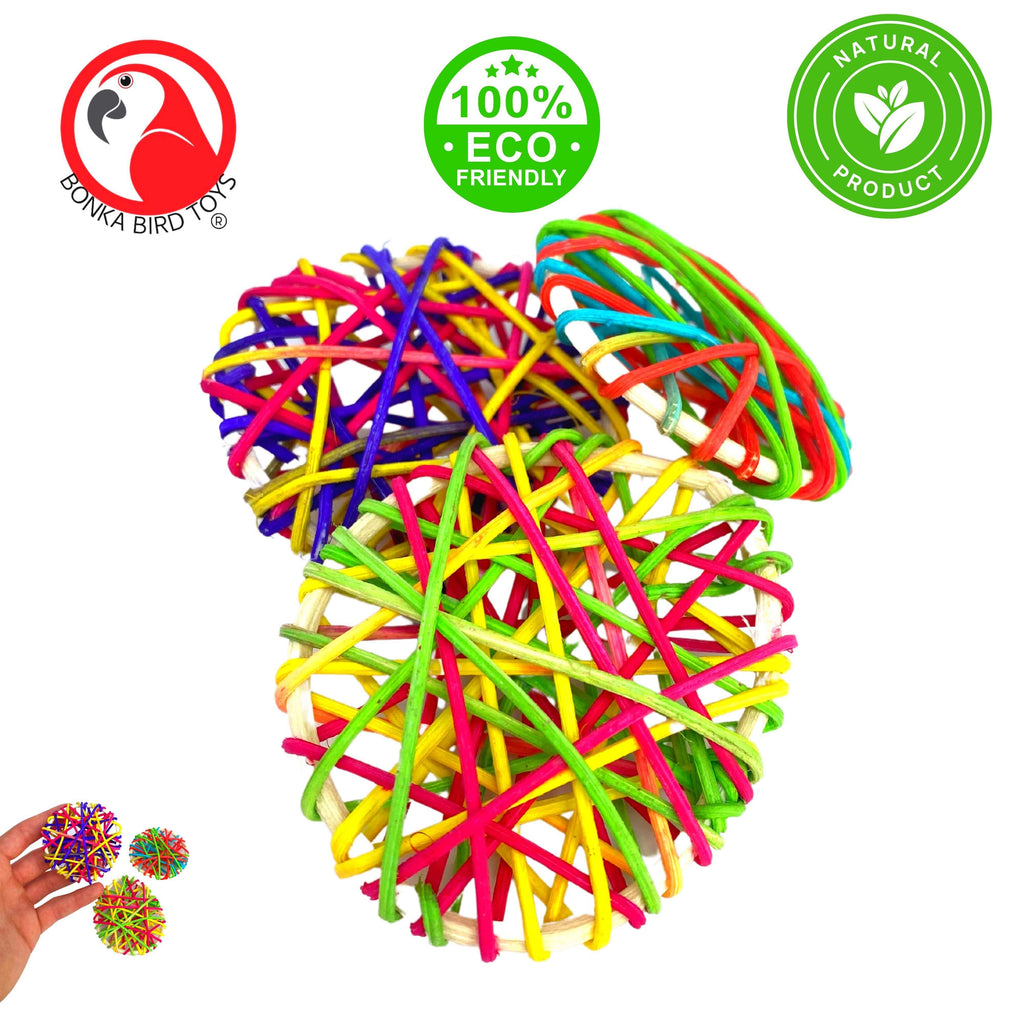 Pk3 Vine Rounds - Bonka Bird Toys