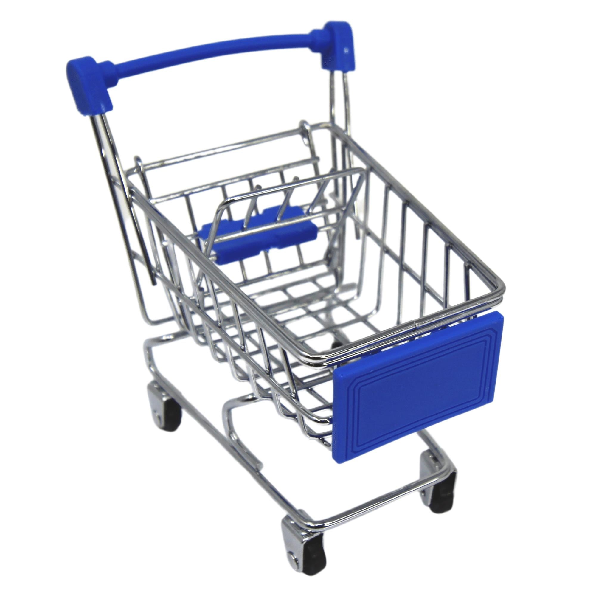 2297 Mini Shopping Cart Supermarket Handcart basket - Bonka Bird Toys