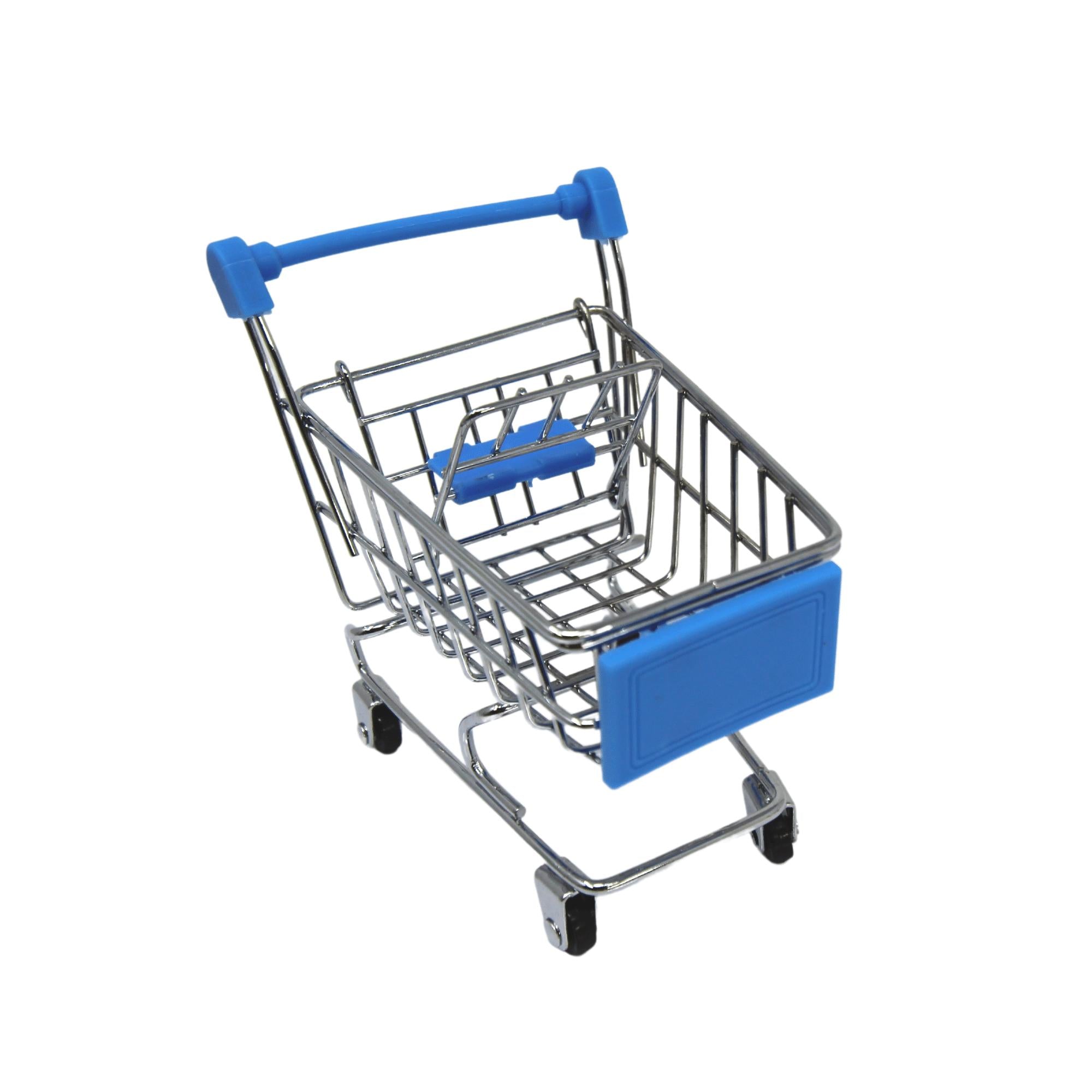 2297 Mini Shopping Cart Supermarket Handcart basket - Bonka Bird Toys