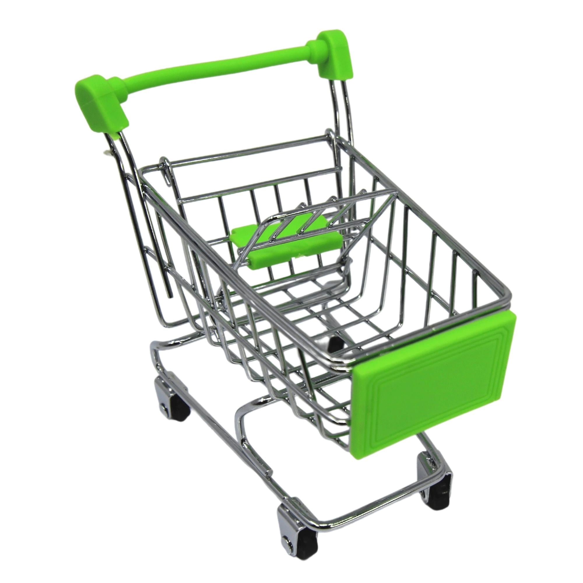 2297 Mini Shopping Cart Supermarket Handcart basket - Bonka Bird Toys