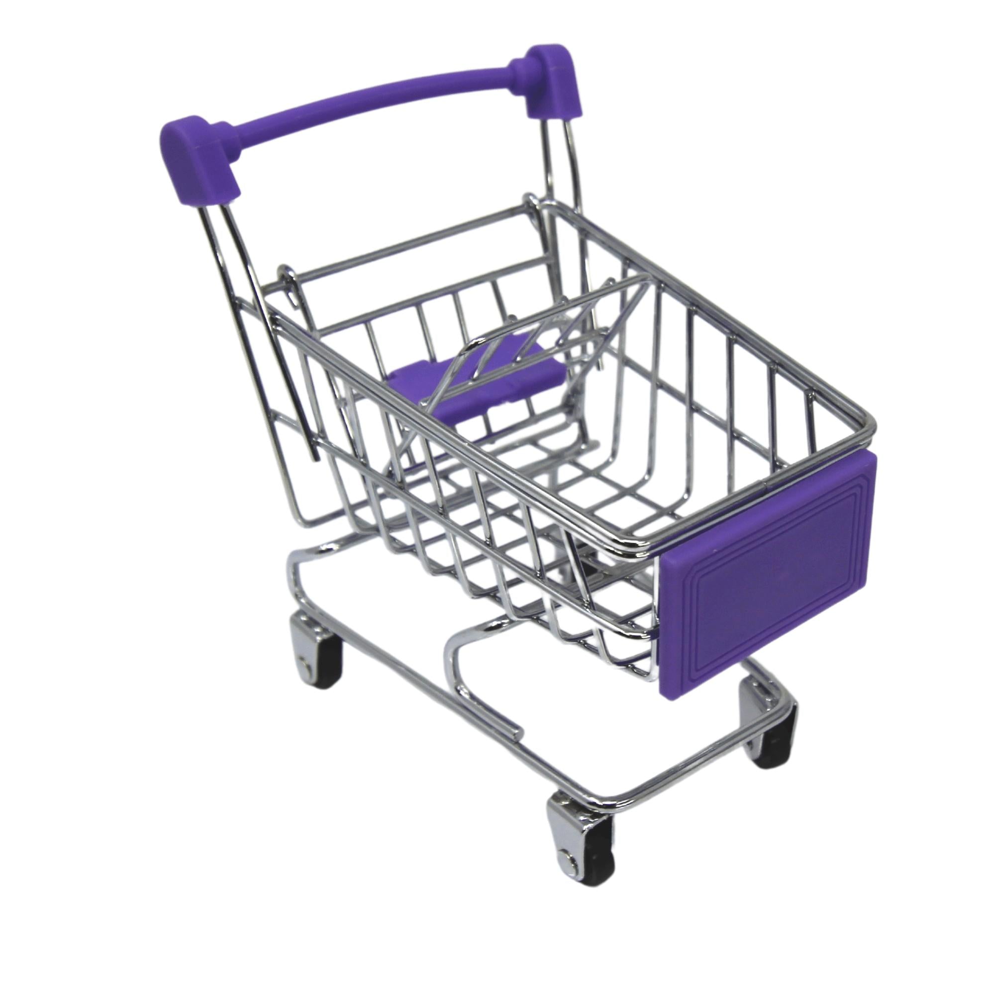 2297 Mini Shopping Cart Supermarket Handcart basket - Bonka Bird Toys