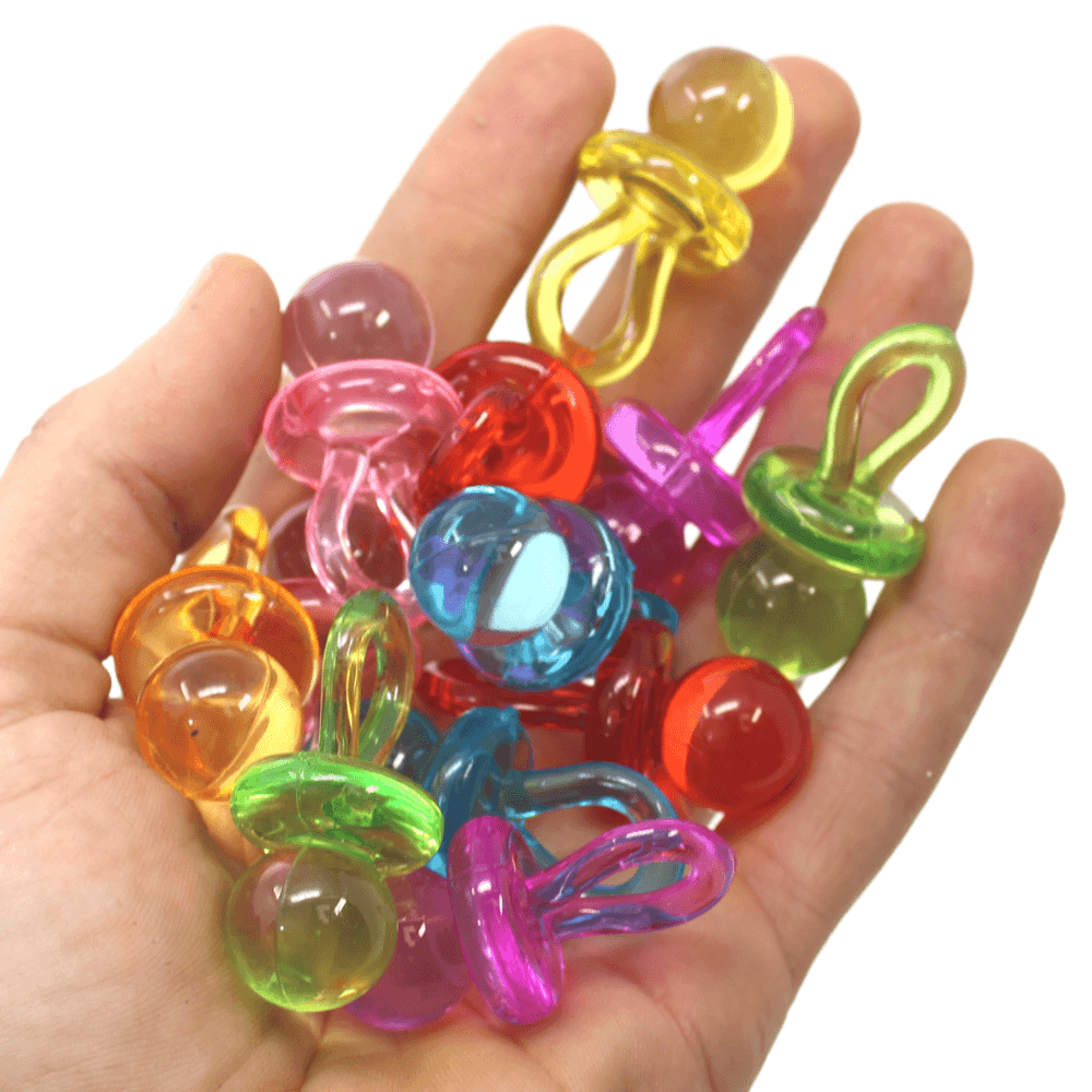 1694 Pk12 Colorful Acrylic Pacifier