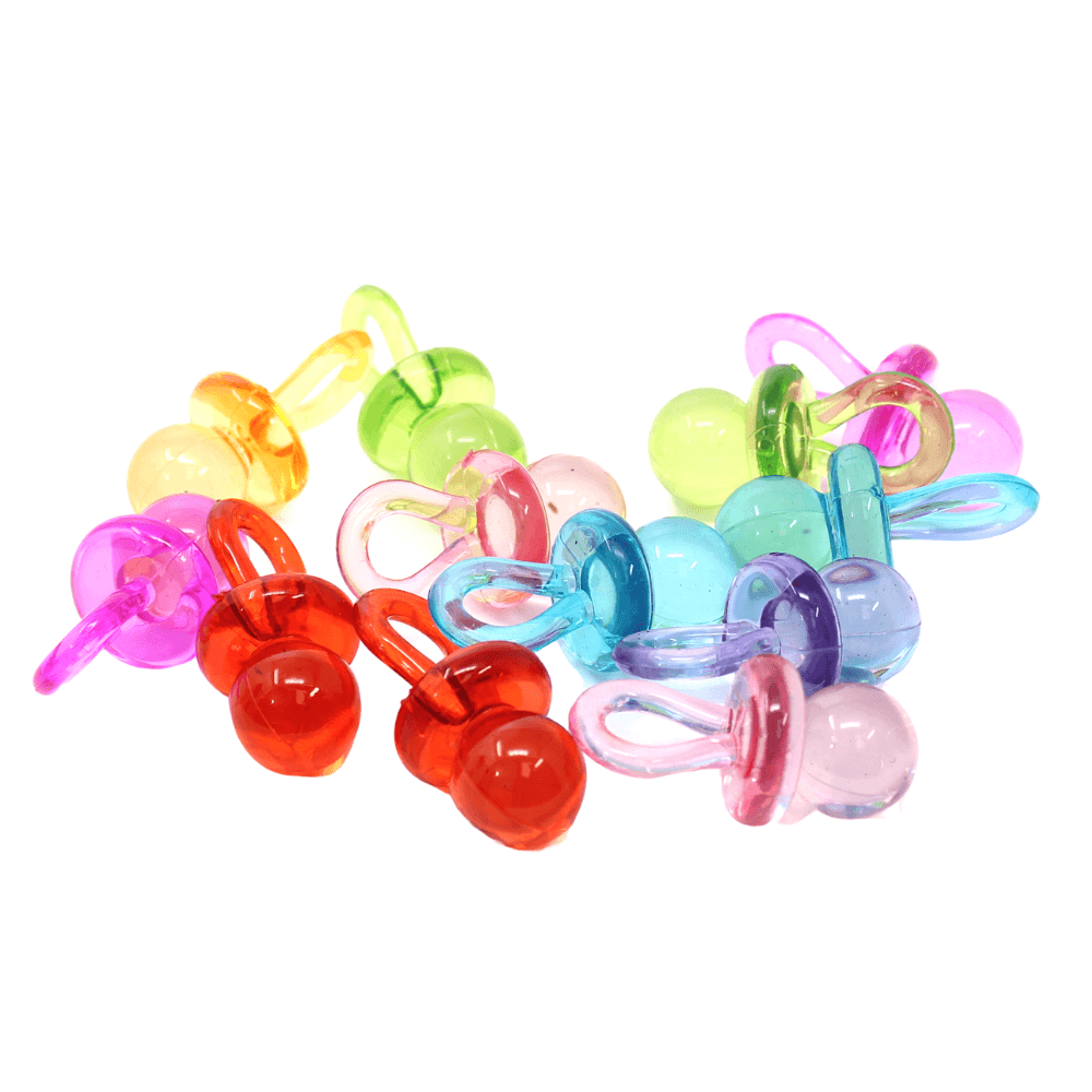 1694 Pk12 Colorful Acrylic Pacifier