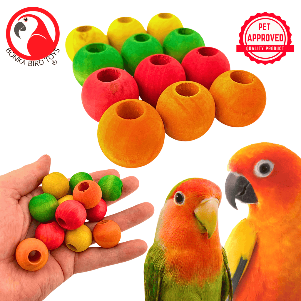 1159 Pk12 3/4" Wood Balls