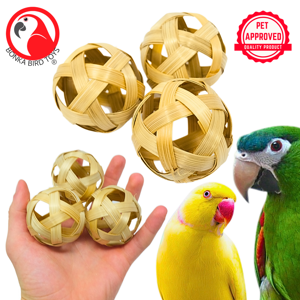 3485 PK3 Natural 3 Inch Bamboo Balls
