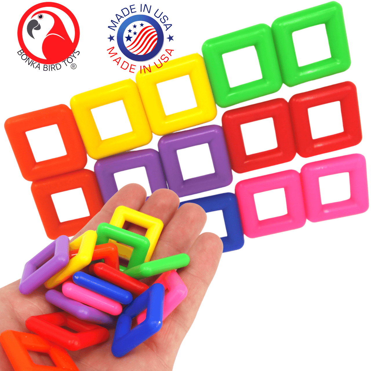 2288 Pk14 Plastic Squares