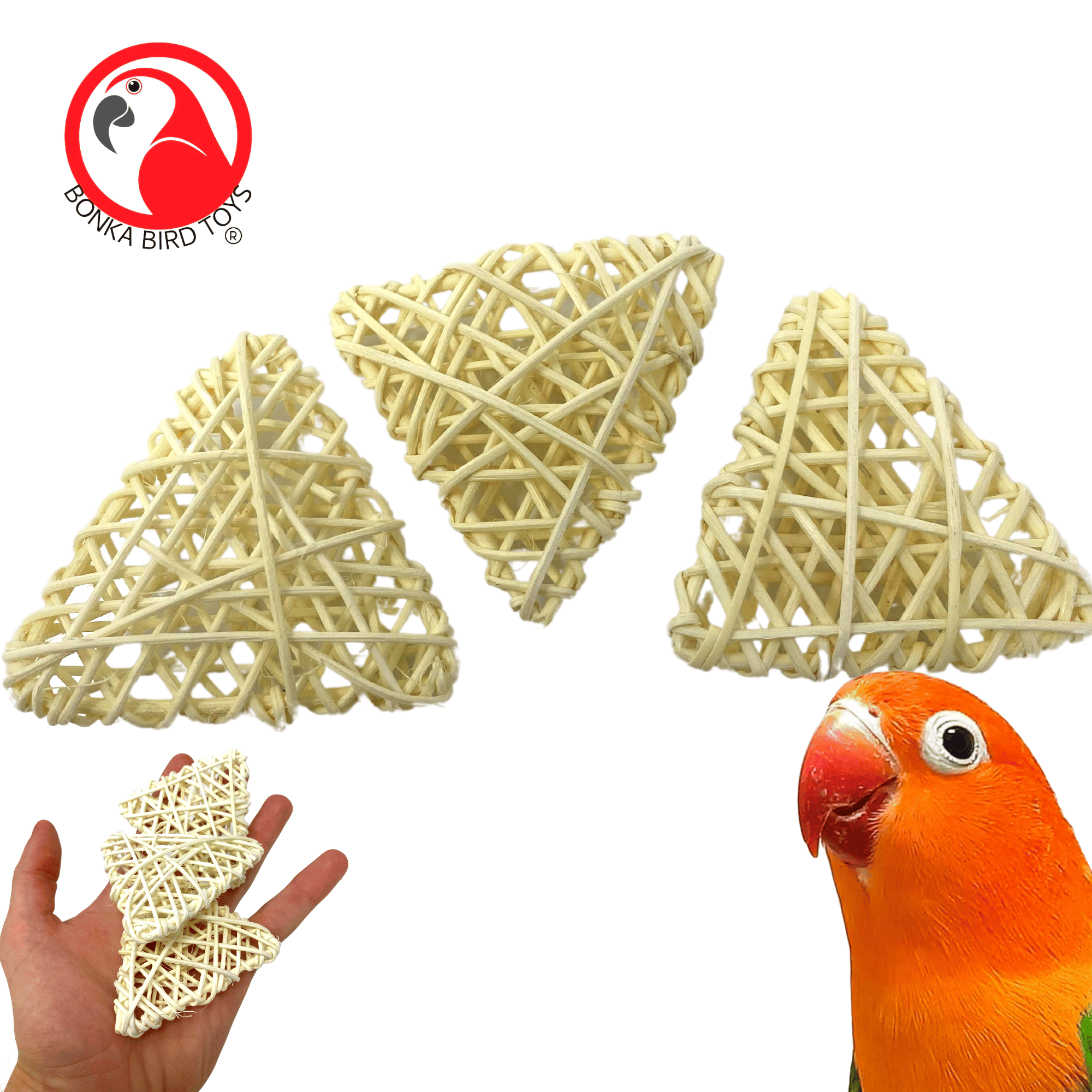 2511 Pk3 Natural Vine Triangles