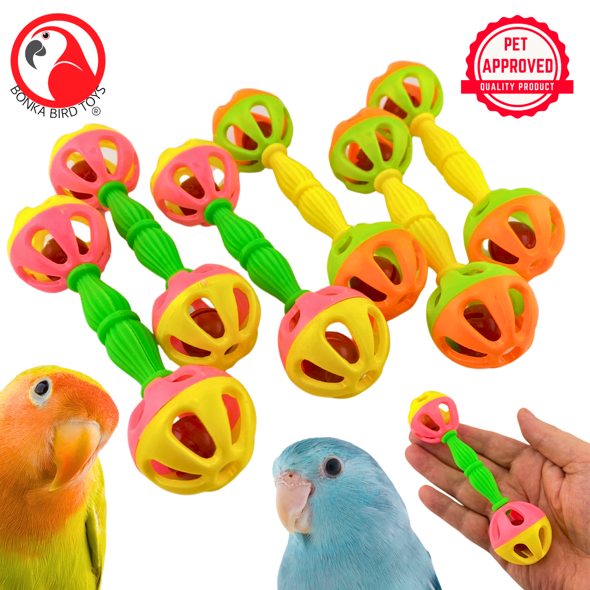 Birdie Barbells - Bonka Bird Toys