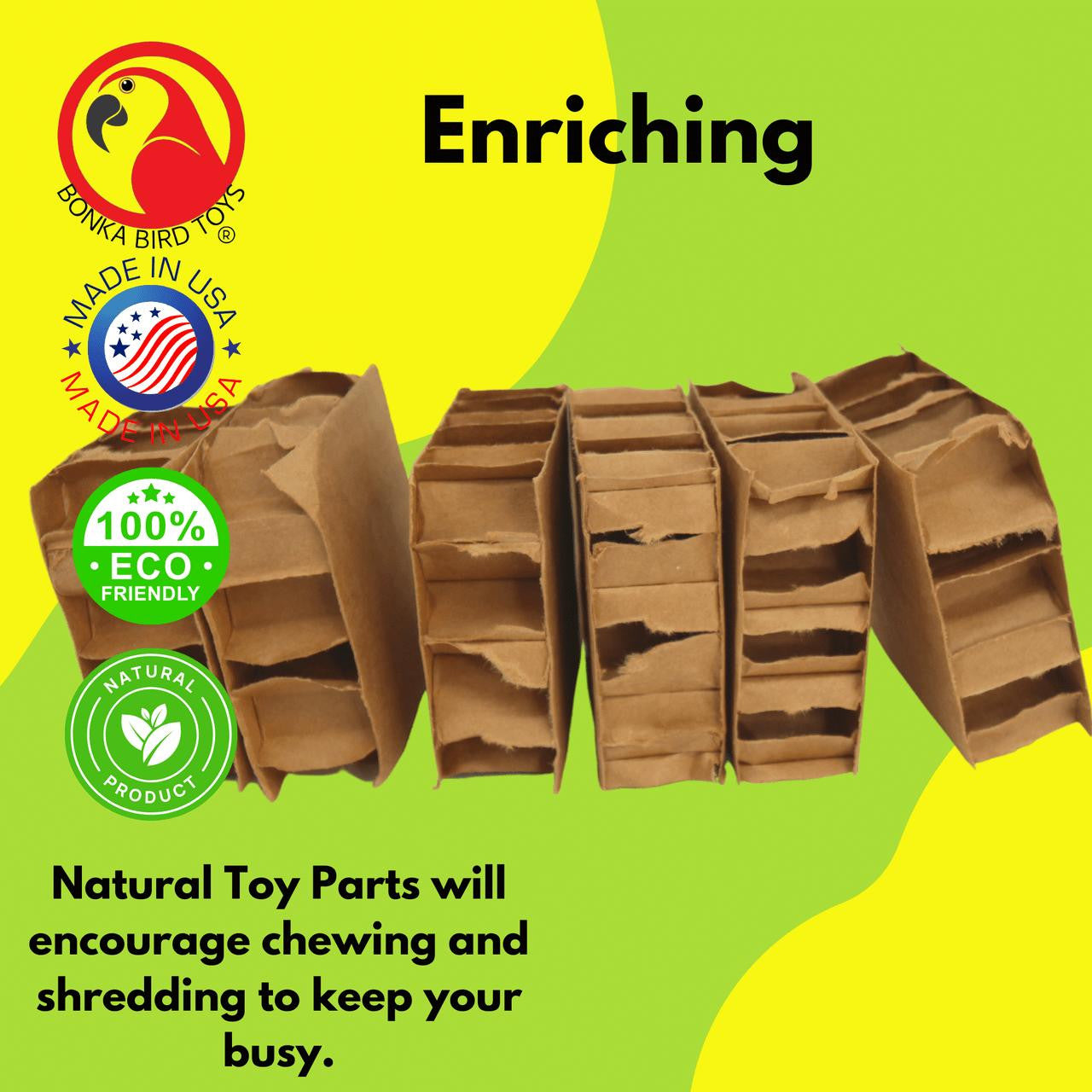 2293 Pk6 Cardboard 3.5-Inch Block Squares