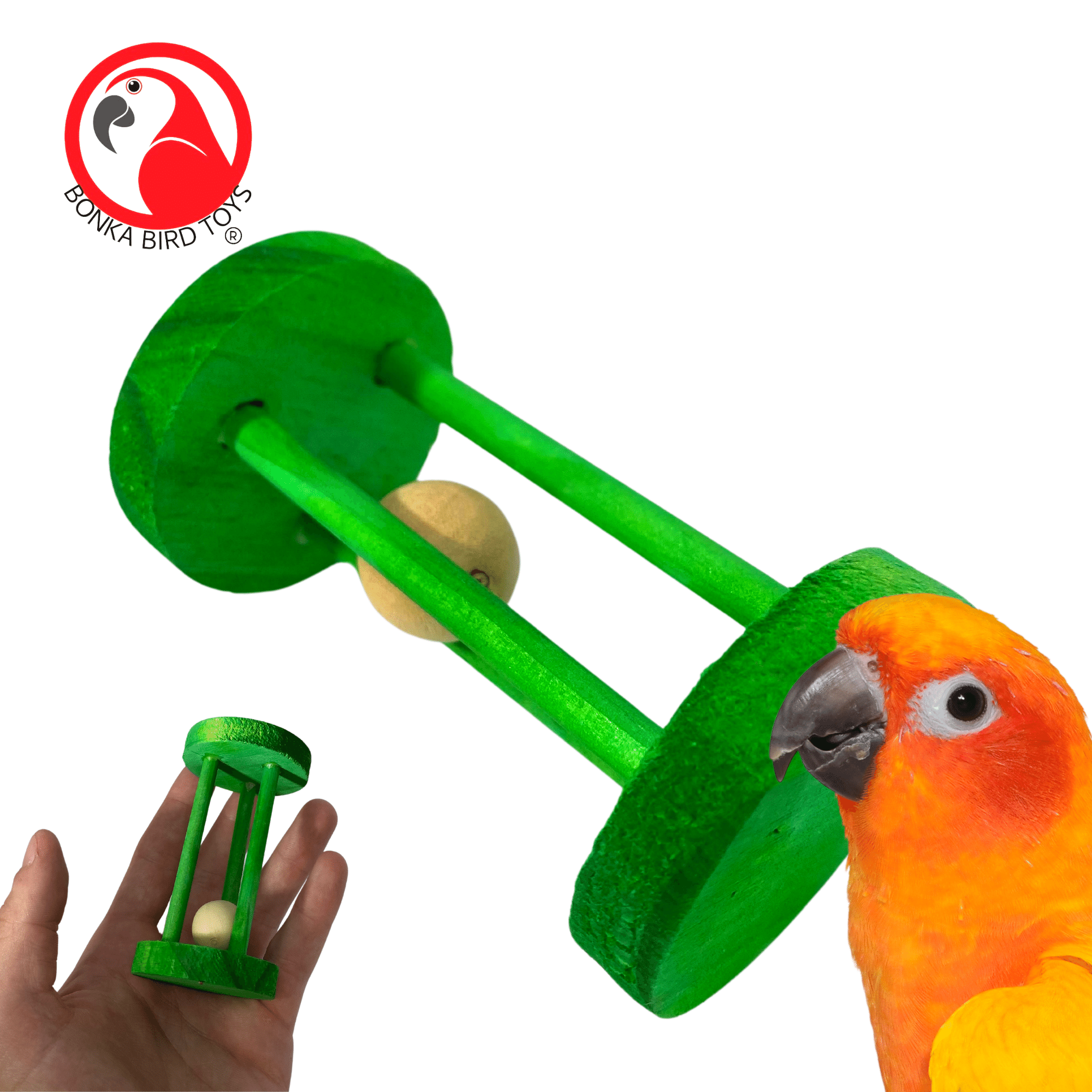 Rattle Cylinder - Bonka Bird Toys