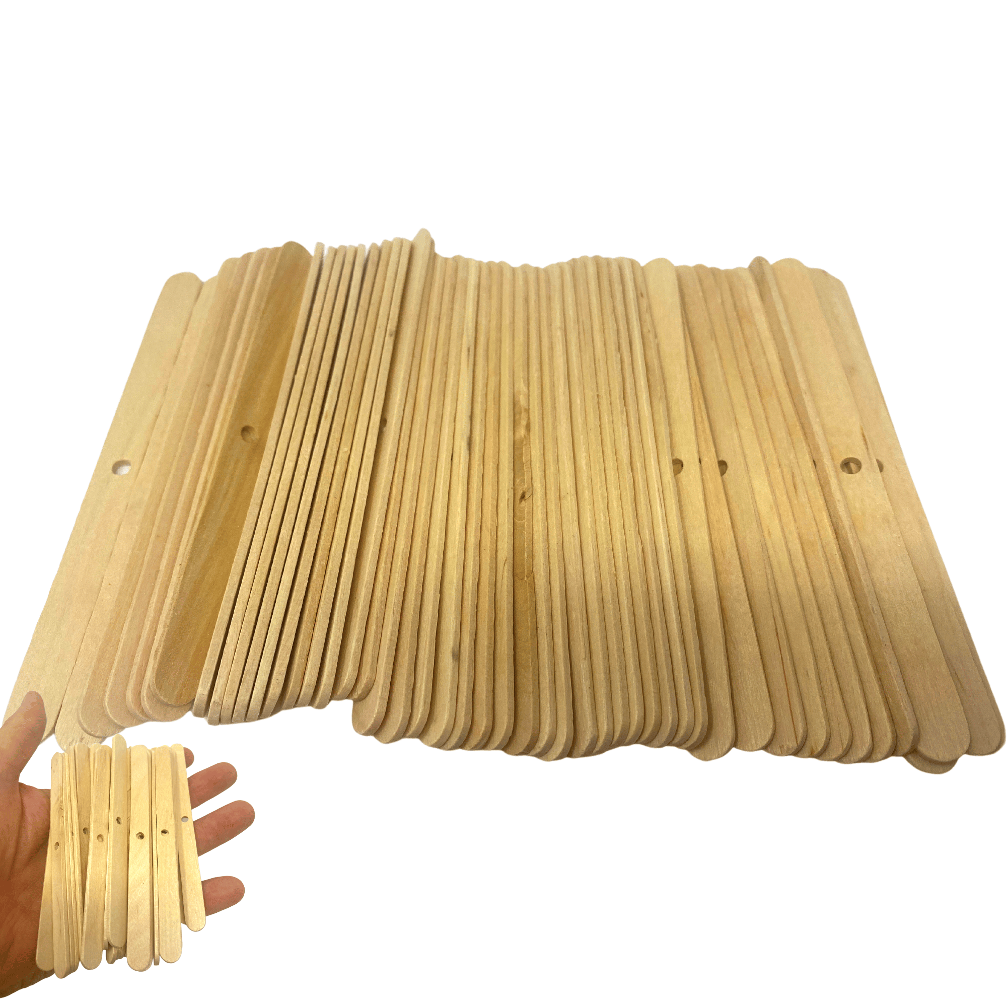 Pk100 Small Natural Wooden Chewy Sticks