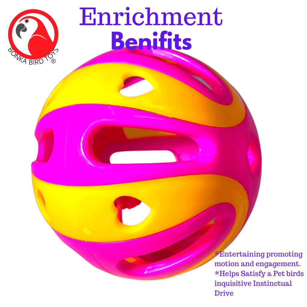 Carnival Balls Foot Talon Craft Part Bird Toys