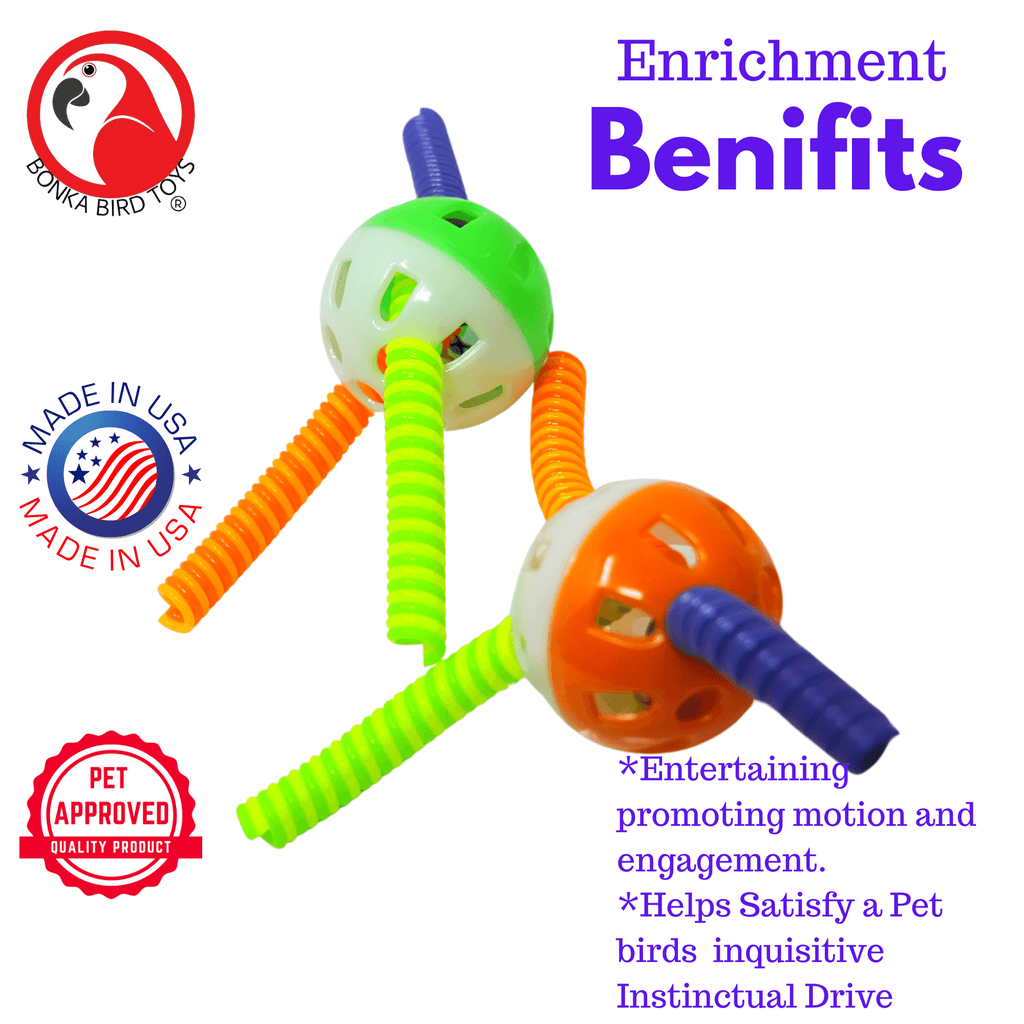 3717 Pk2 Spring Ball Foot Talon Toys