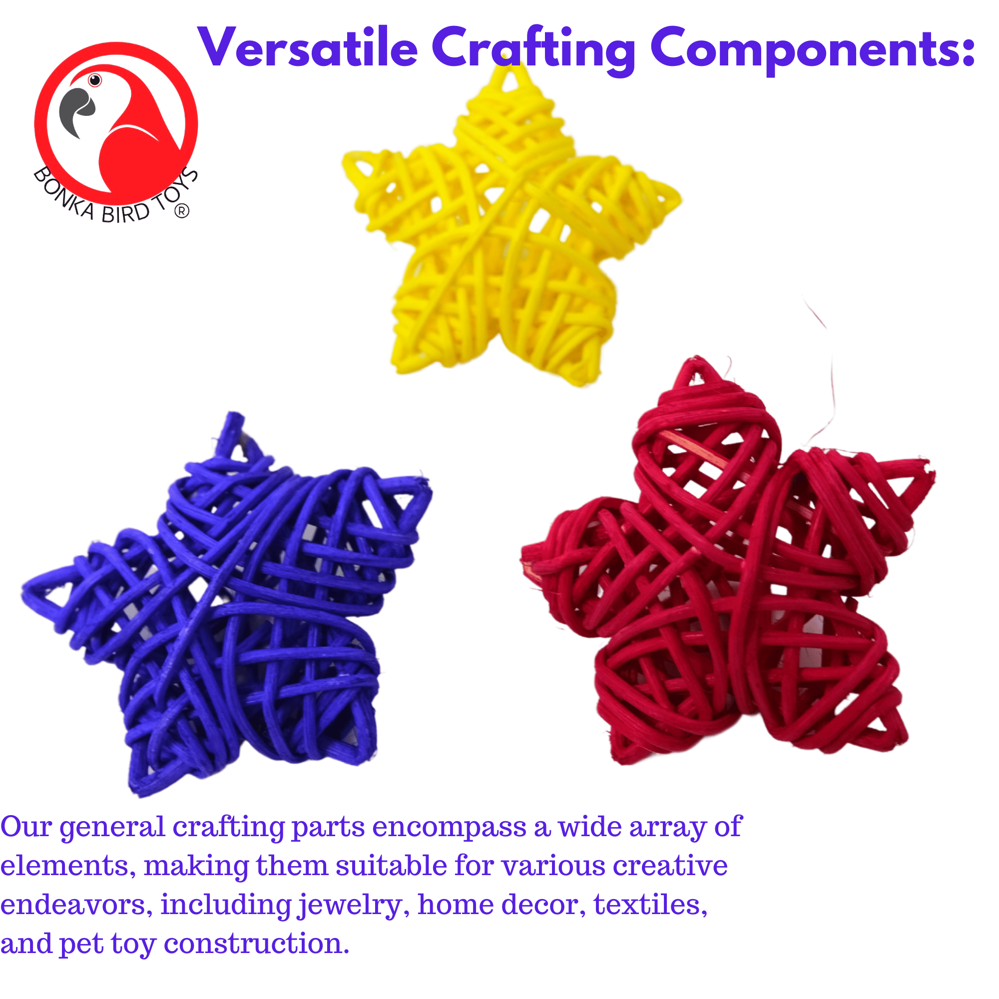 Assorted Mini Puff Vine Stars