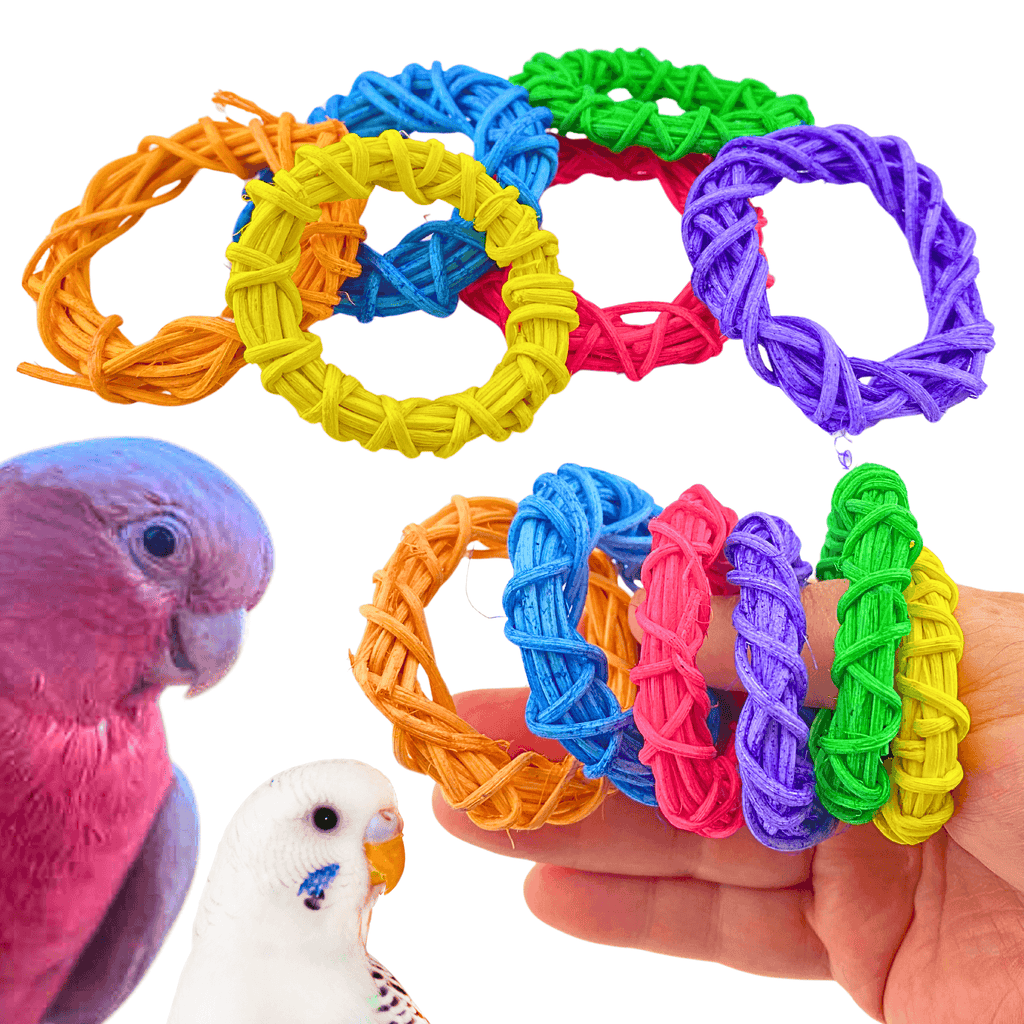 1450 Pk6 Color Craze 2" Vine Rings