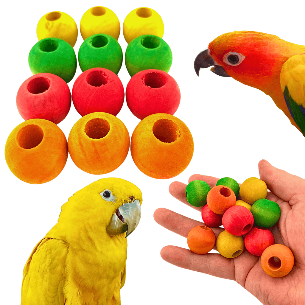 1159 Pk12 3/4" Wood Balls