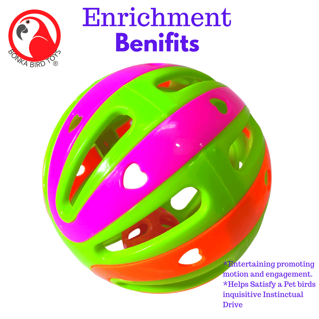 Carnival Balls Foot Talon Craft Part Bird Toys