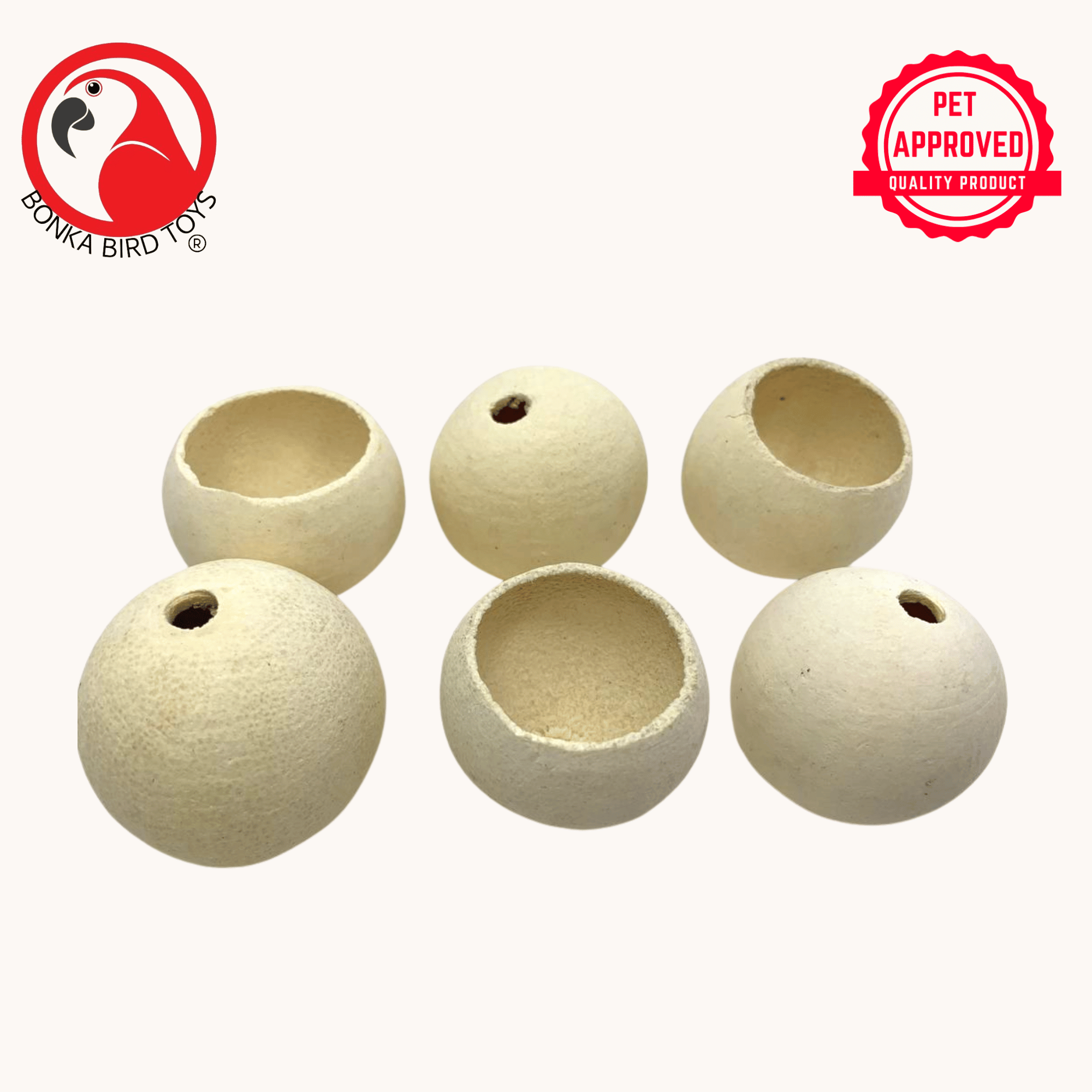 Pk6 Foraging Cups - Bonka Bird Toys