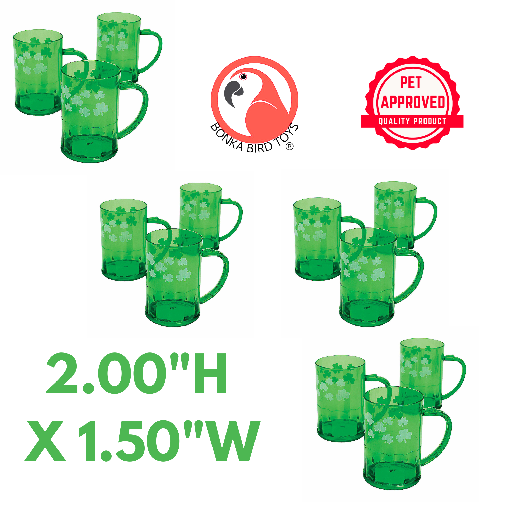 Lucky Mugs Foot Talon Craft Part Bird Toys