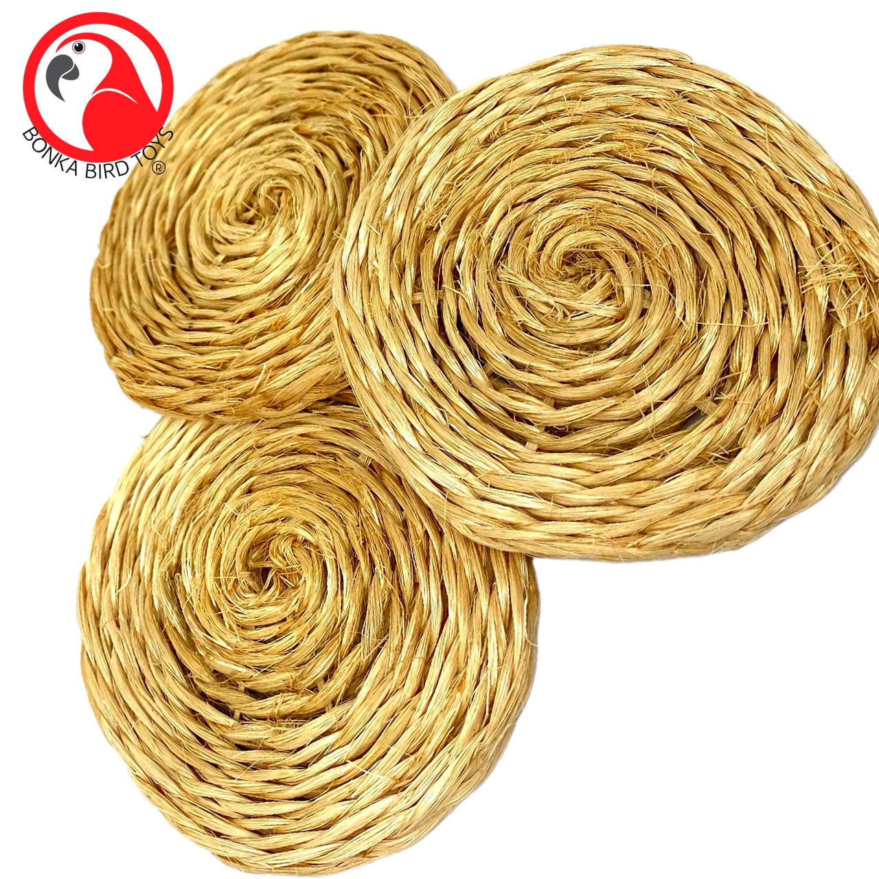 3603 Pk3 3-Inch Round Seagrass Mats