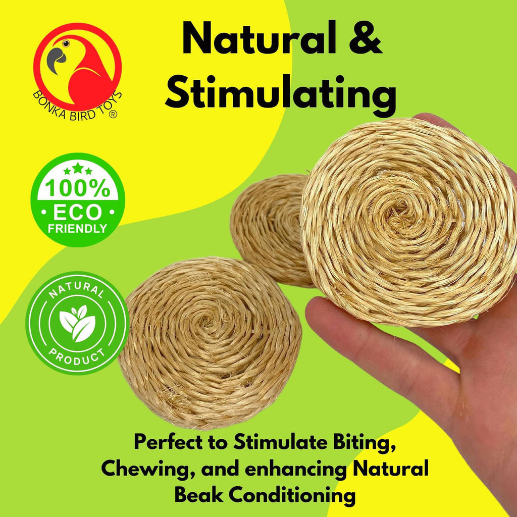 3603 Pk3 3-Inch Round Seagrass Mats