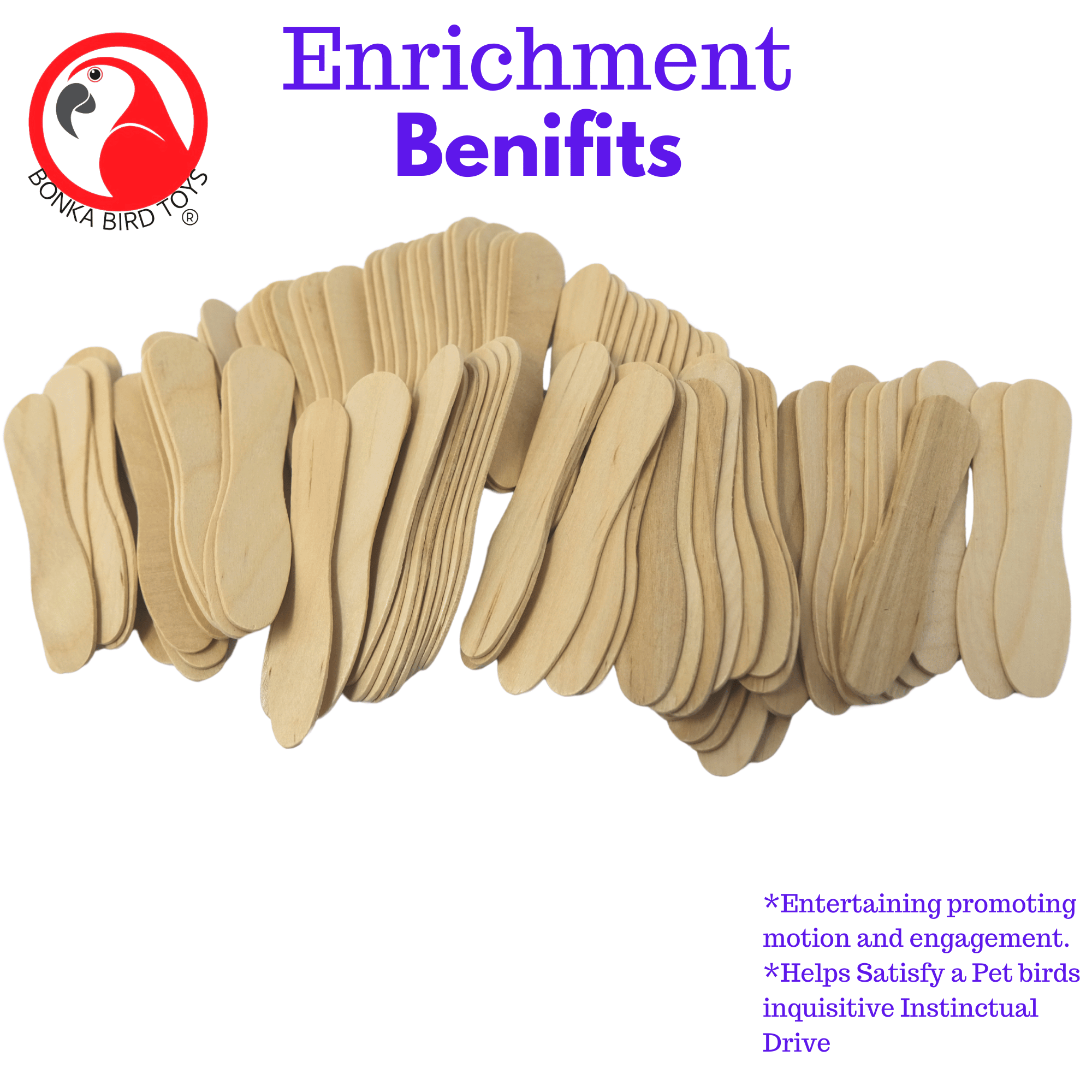 Natural and Colored Ice Cream Sticks