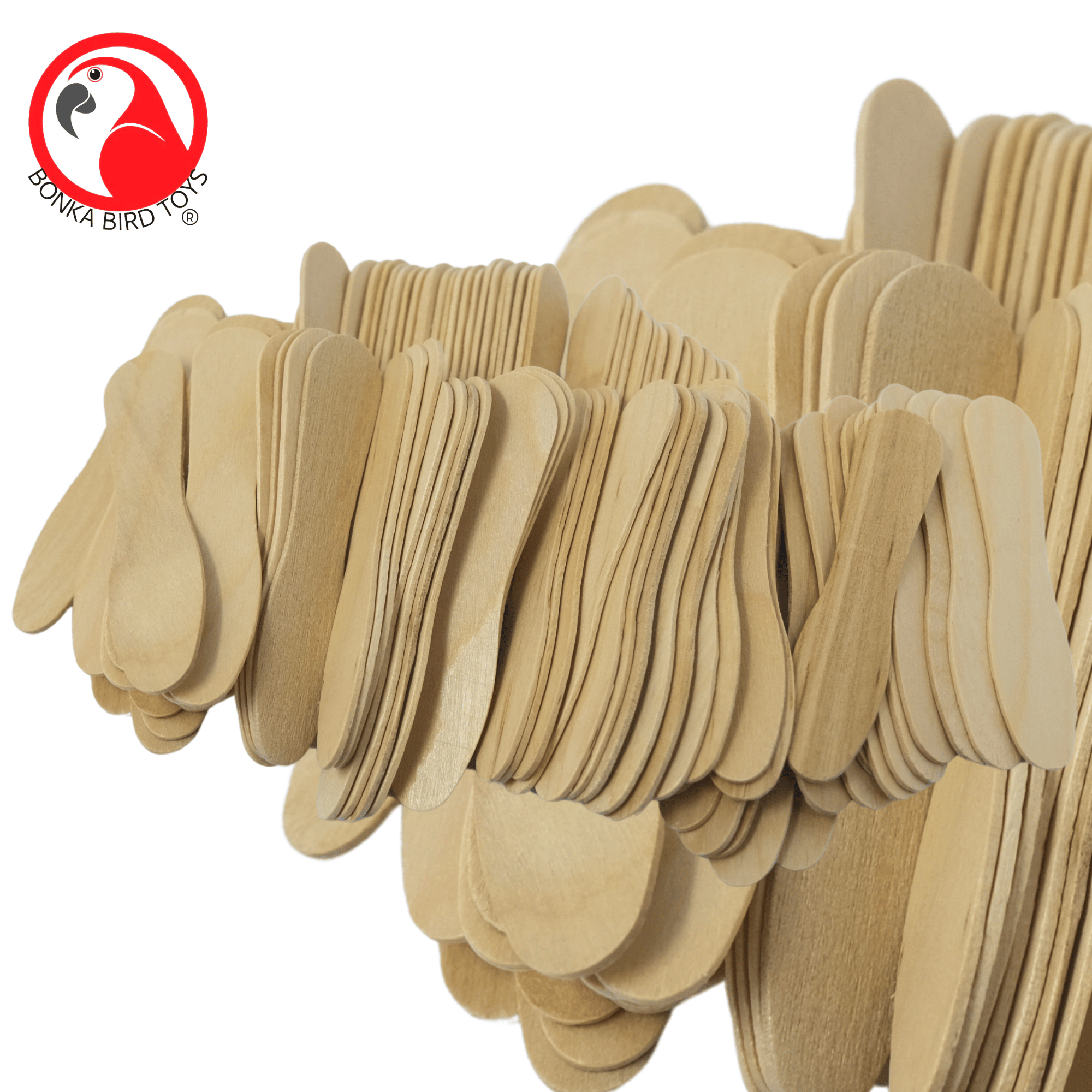 Natural and Colored Ice Cream Sticks