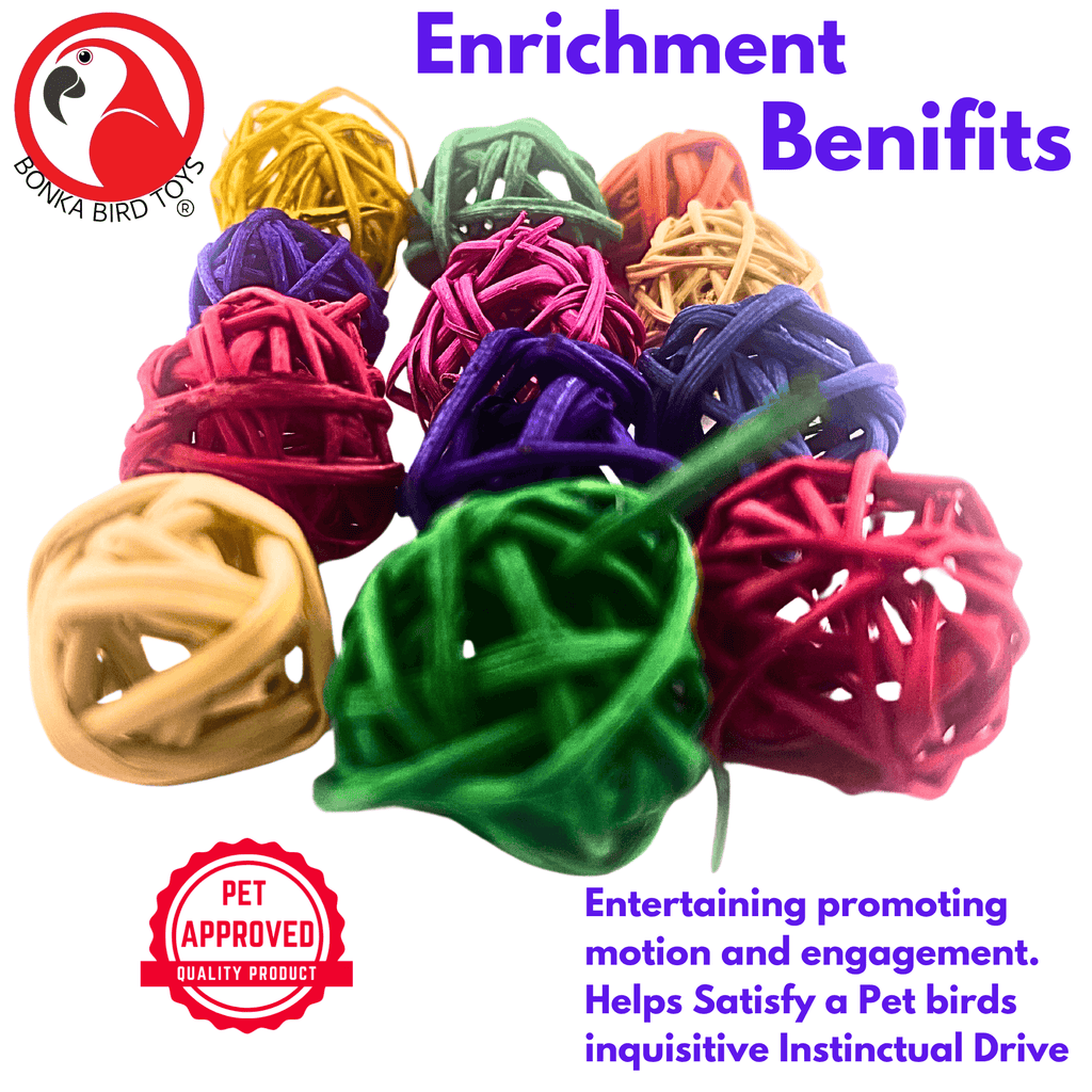 3350 Pk12 Colored Tiny Vine Balls