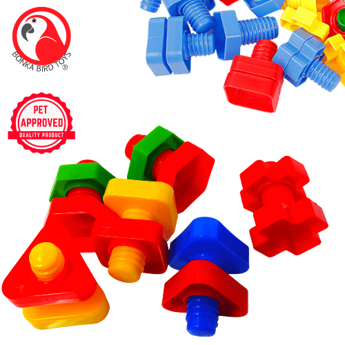 Colorful Nuts and Bolts Foot Talon DIY Parts