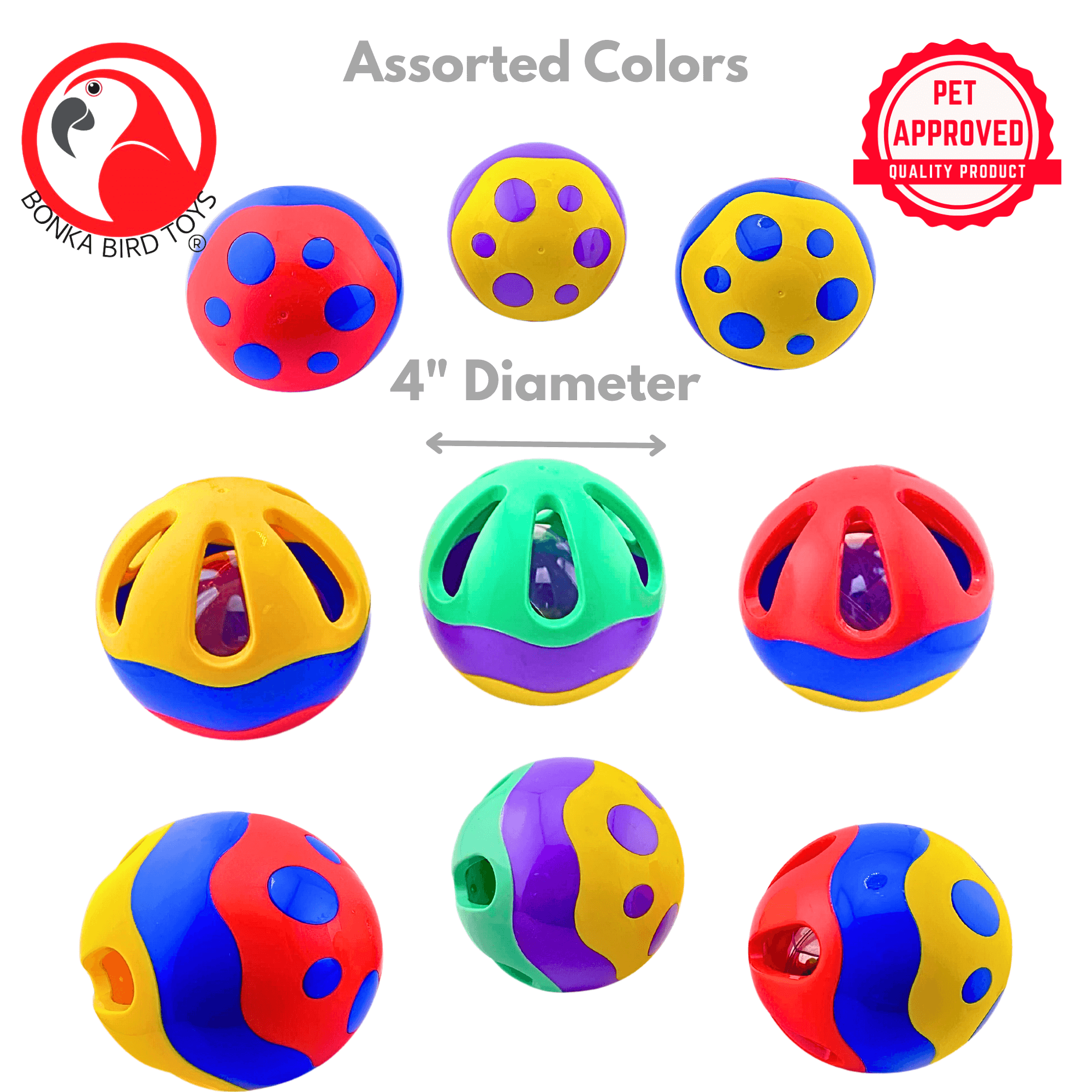 1187 Roll-A-Treat 4" Foraging Ball
