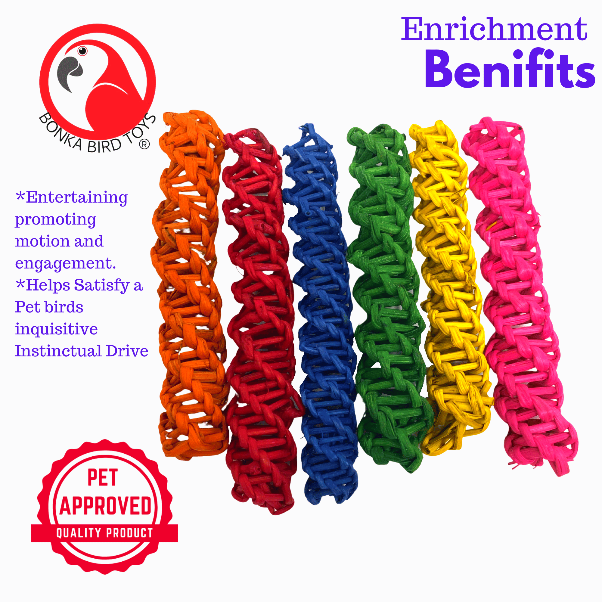 2517 Large Colored Vine Ladders