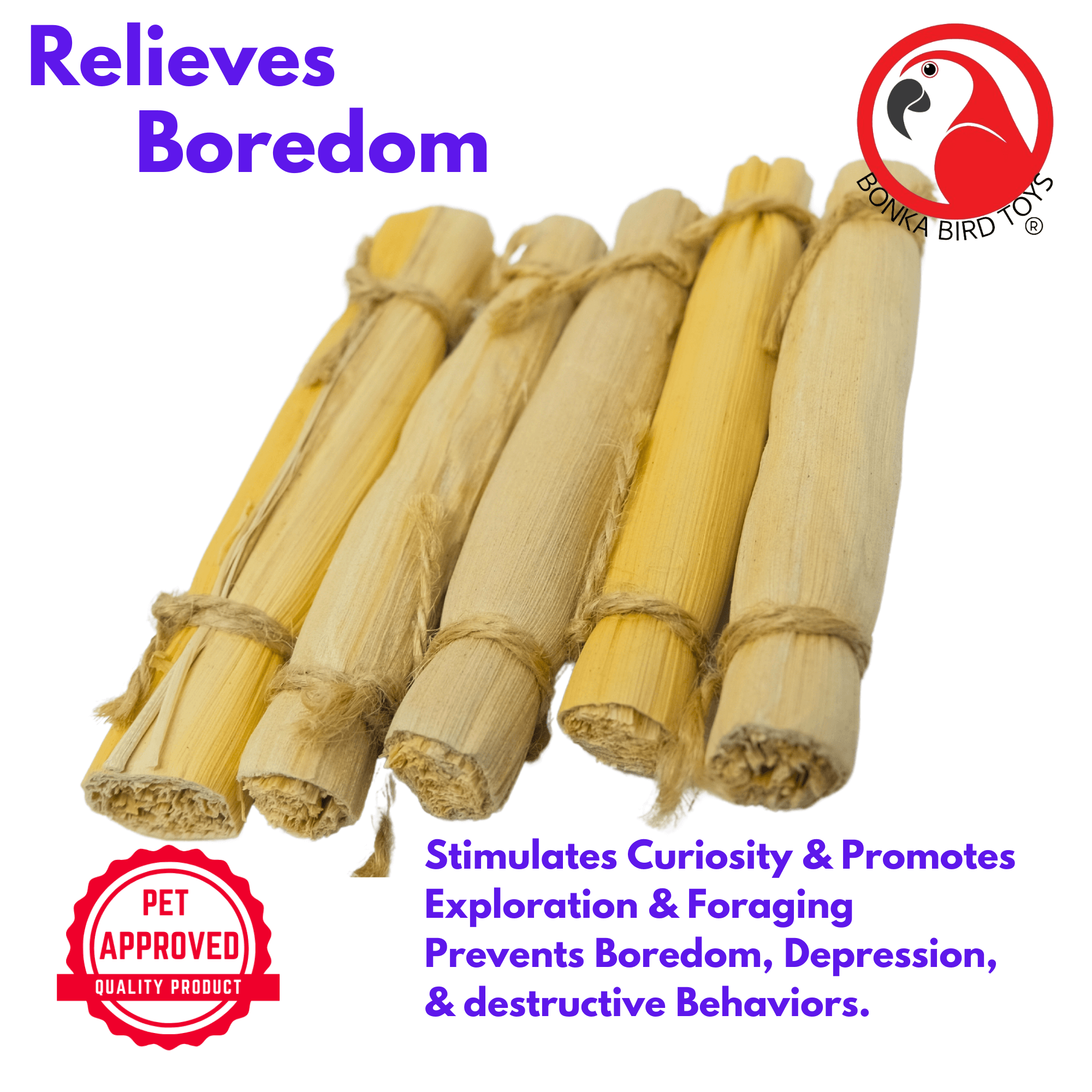 2375 Pk5 4-Inch Banana Leaf Sticks