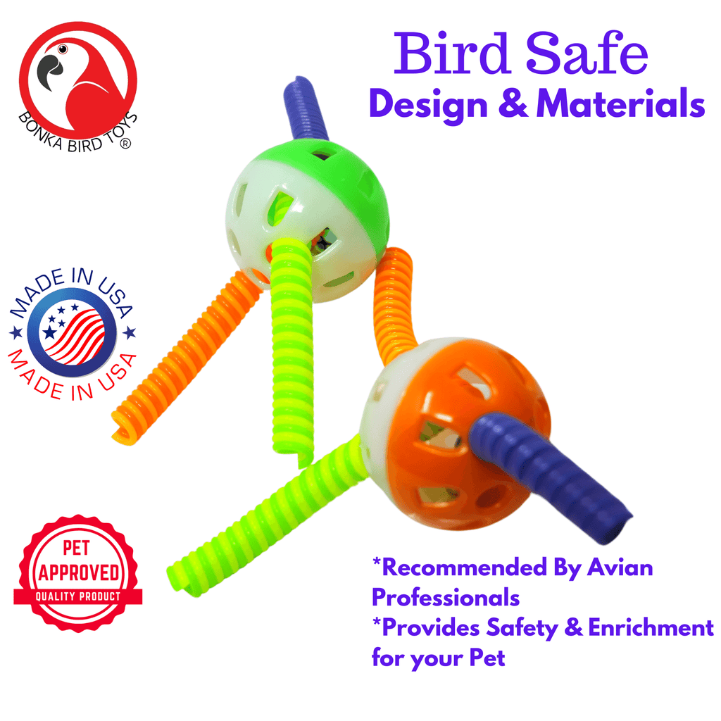 3717 Pk2 Spring Ball Foot Talon Toys