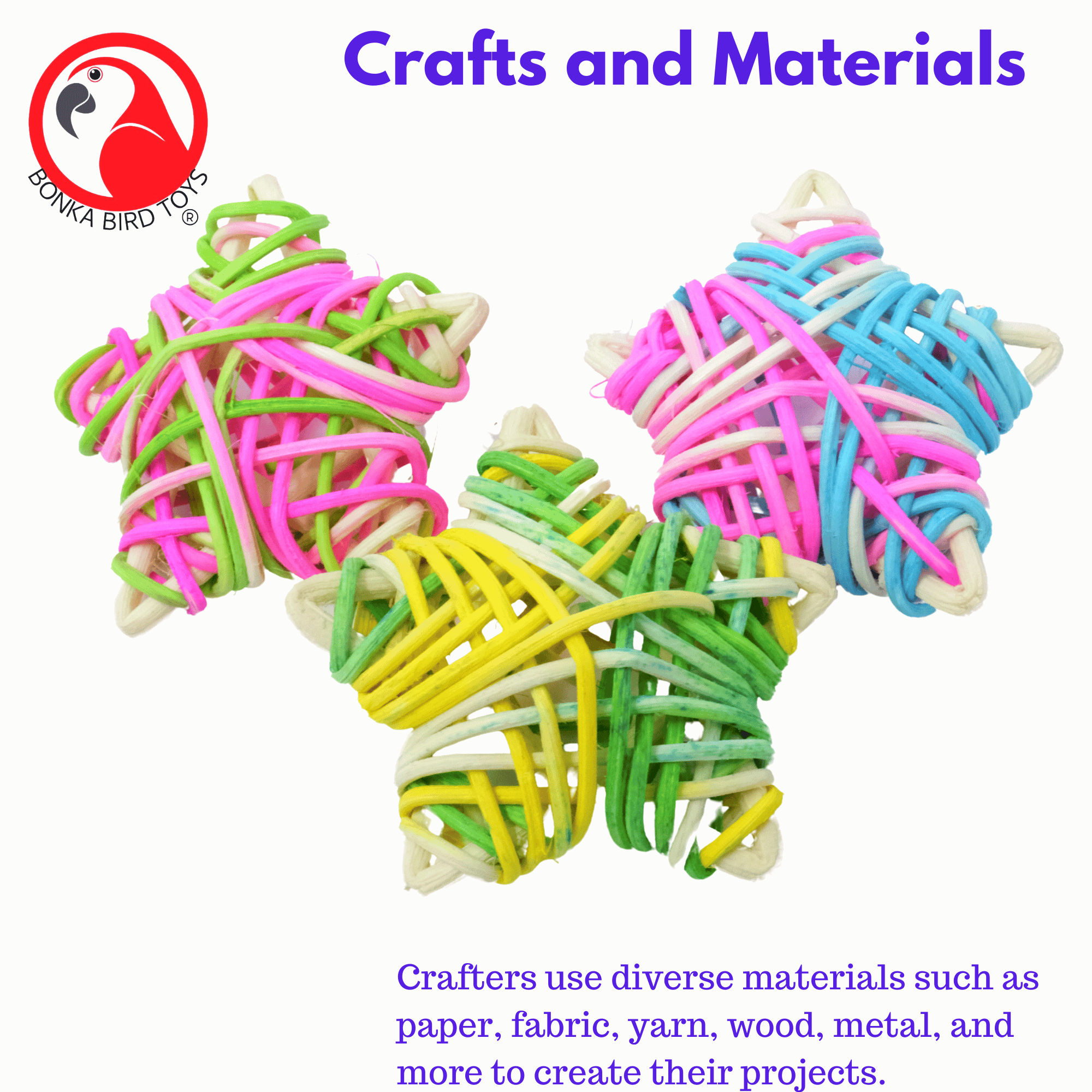 Assorted Mini Puff Vine Stars