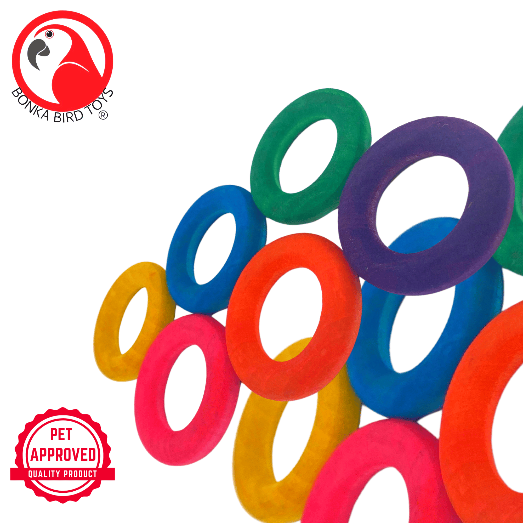 2934 PK6 1-3/4" Wood Ring Toss