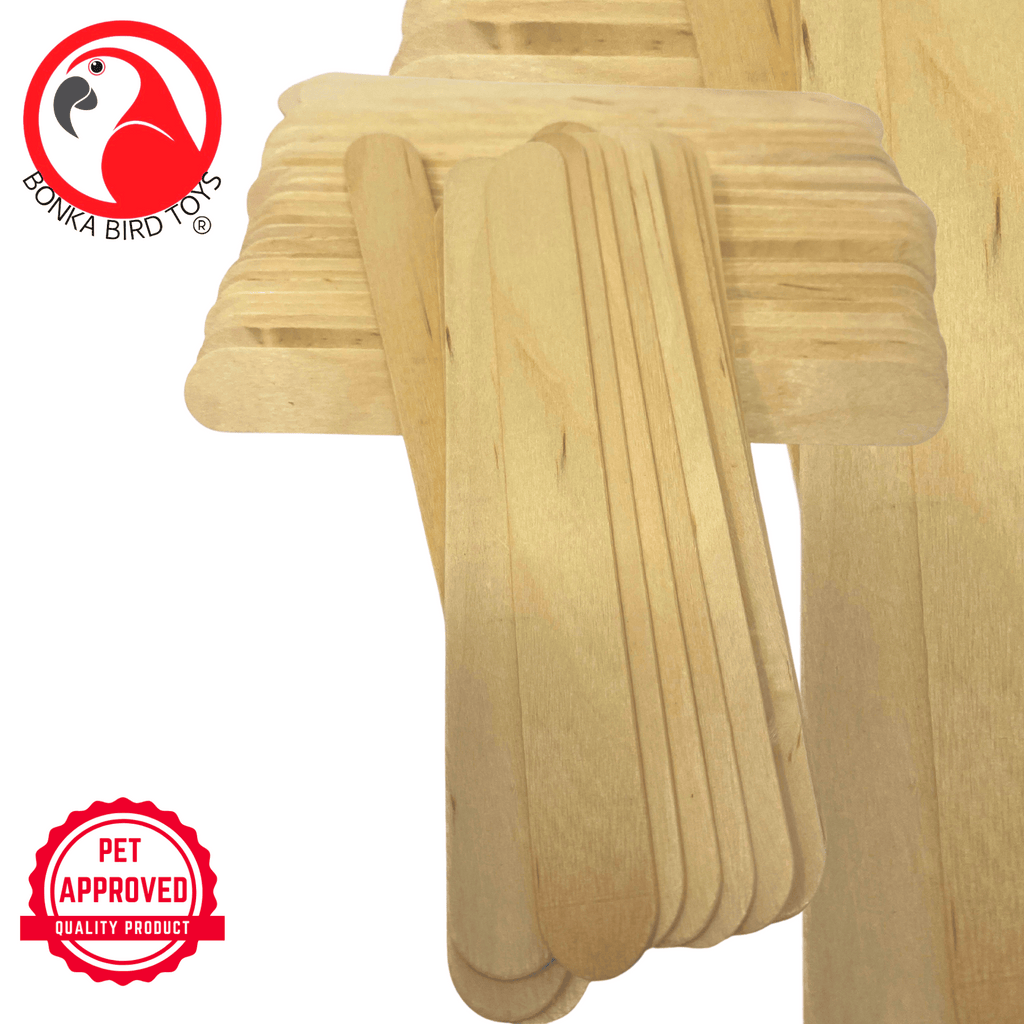 Pk100 Big Natural Wooden Chewy Sticks