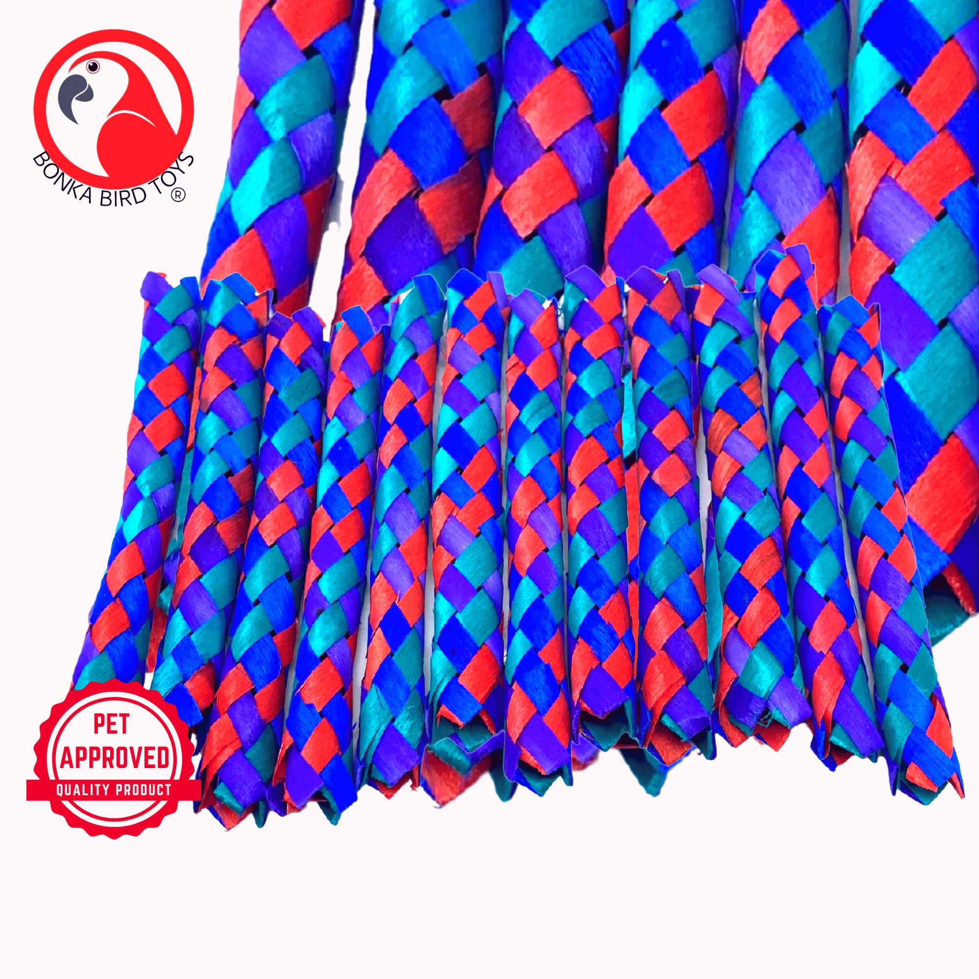 1200  12Pk Colorful Chinese Finger Traps