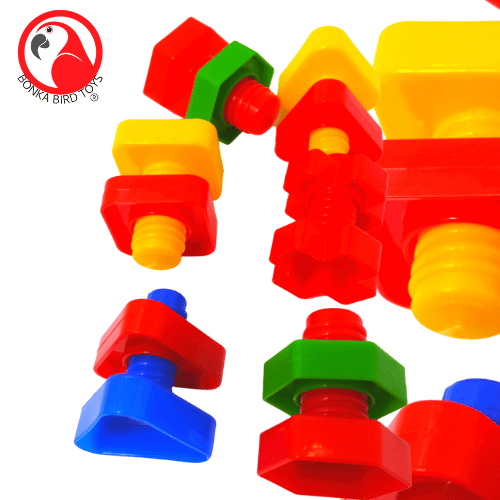 Colorful Nuts and Bolts Foot Talon DIY Parts