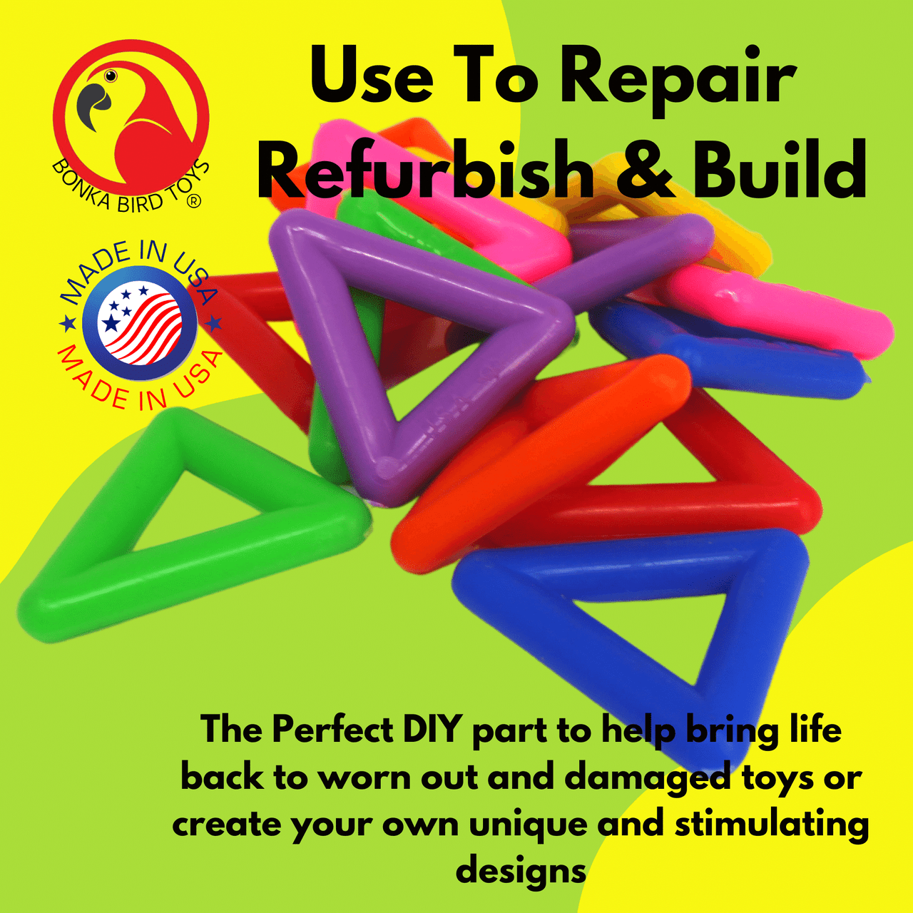 2287 Pk14 Plastic Triangles