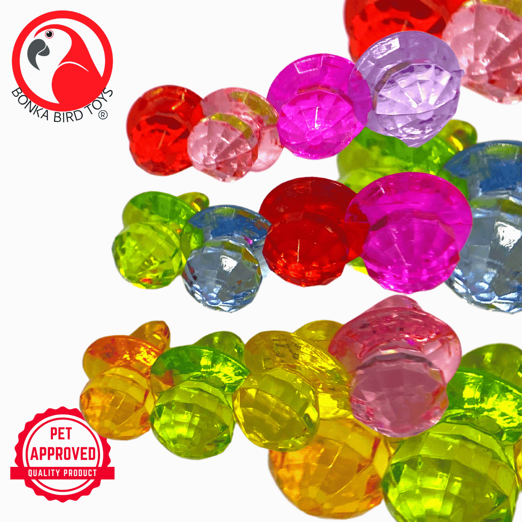 2524 Medium Colored Crystal Pacifiers