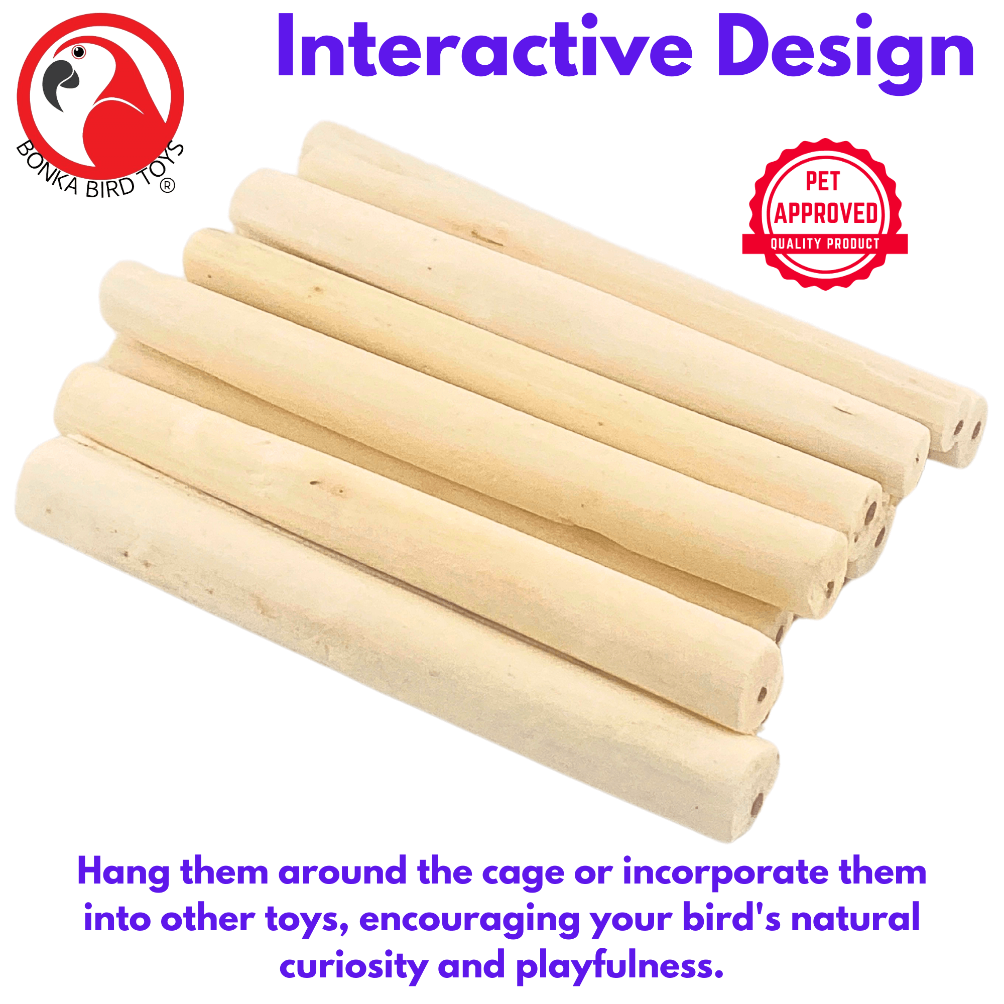 2637 Pk12 Thin Natural Sola Sticks