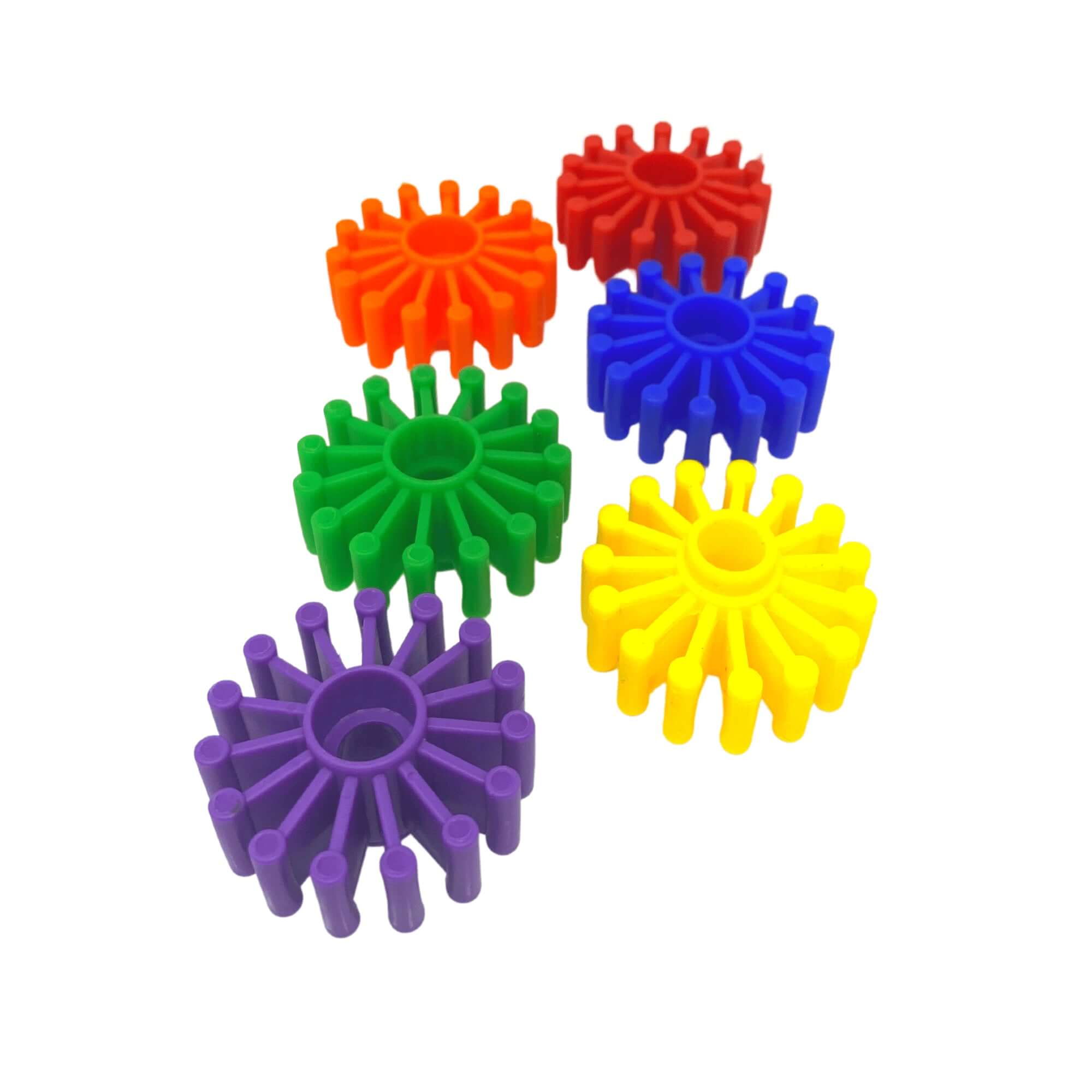 3308 pk6 Plastic Wheel Foot Talon Bird Toy