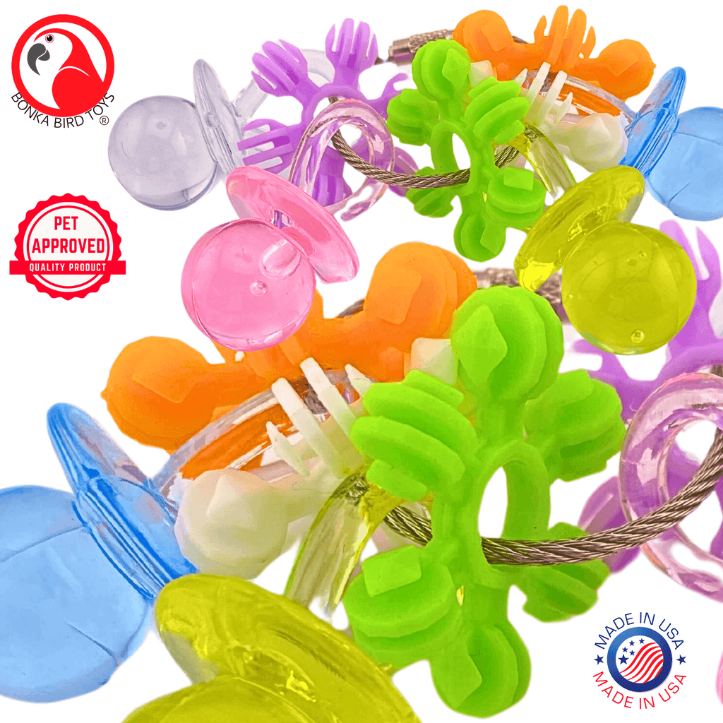 3775 Stainless Steel Paci Foot Toy