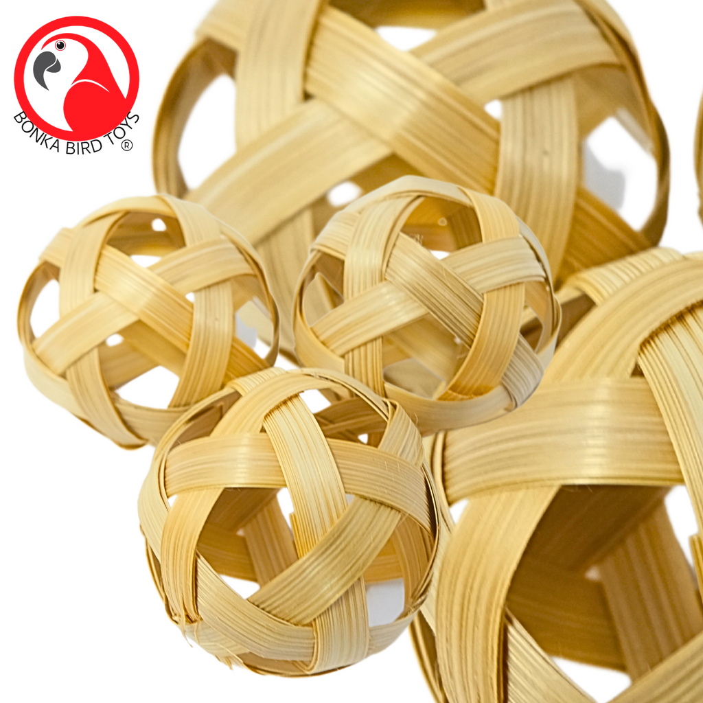 3485 PK3 Natural 3 Inch Bamboo Balls