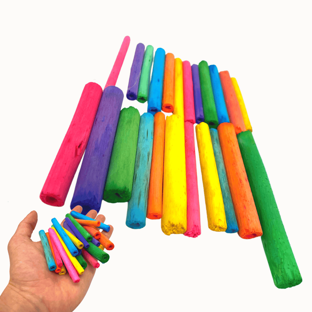 2944 PK24 2" Colored Jute Sticks