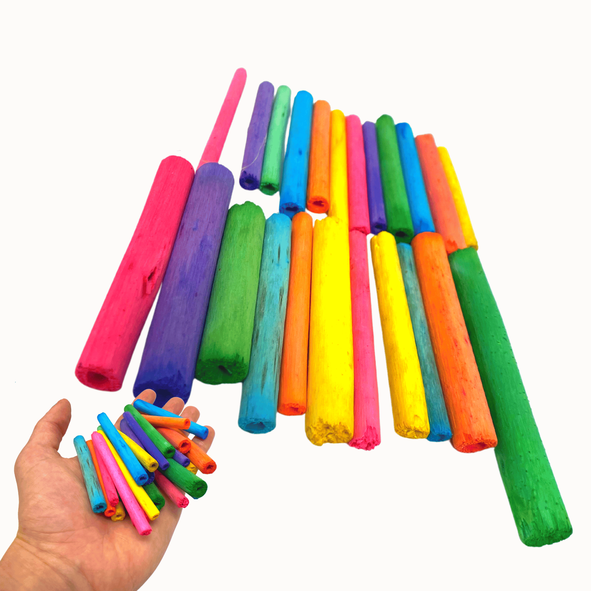 2944 PK24 2" Colored Jute Sticks