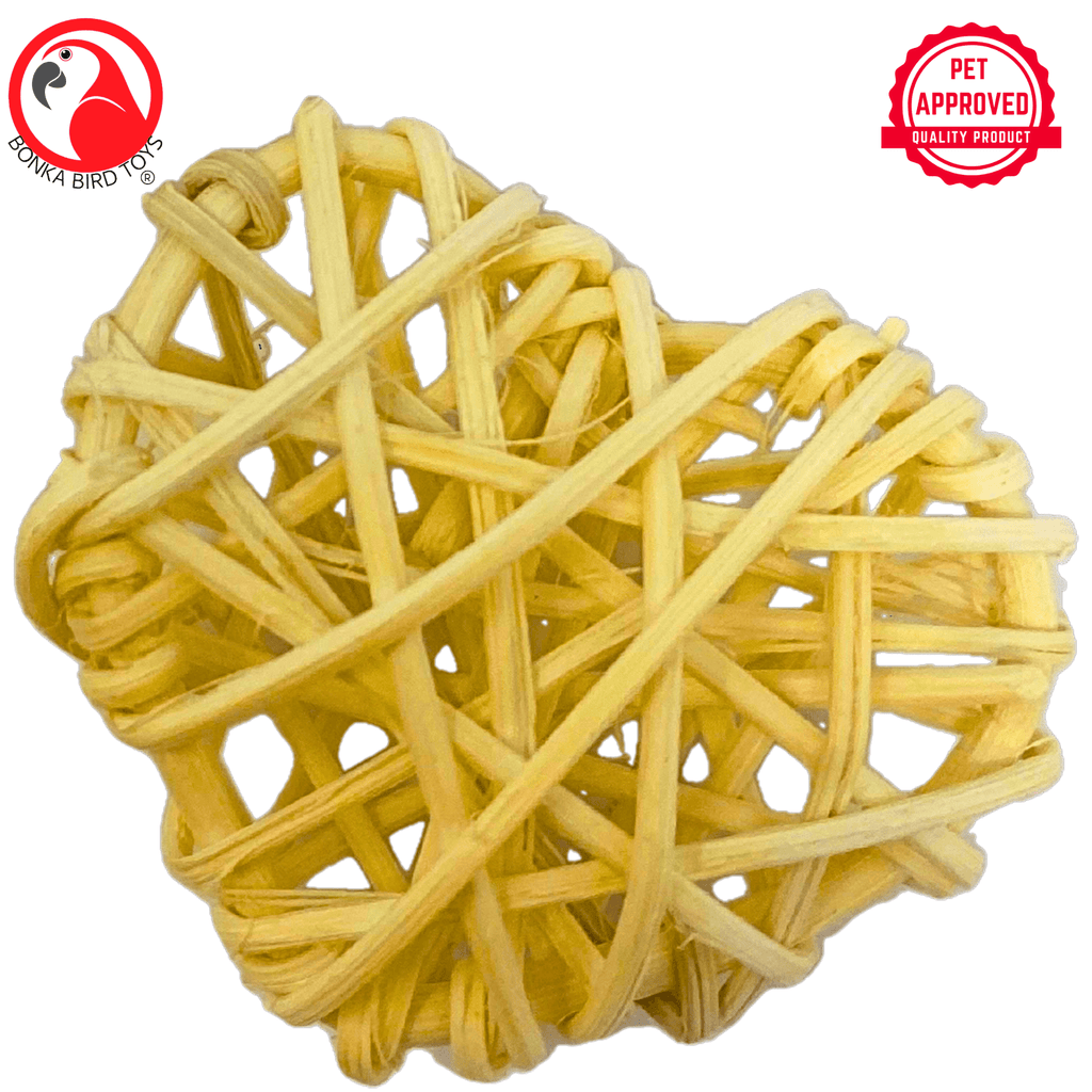 PK3 Colored or Natural Puff Vine Hearts